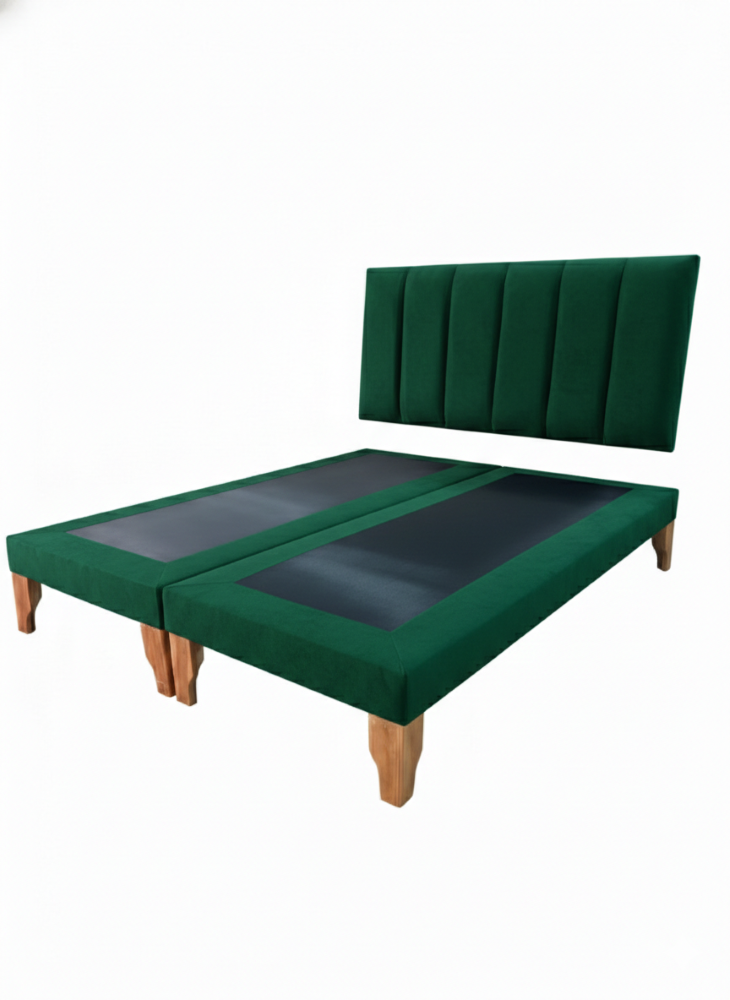 CAMA KING LINEAL VERDE FELPA-2