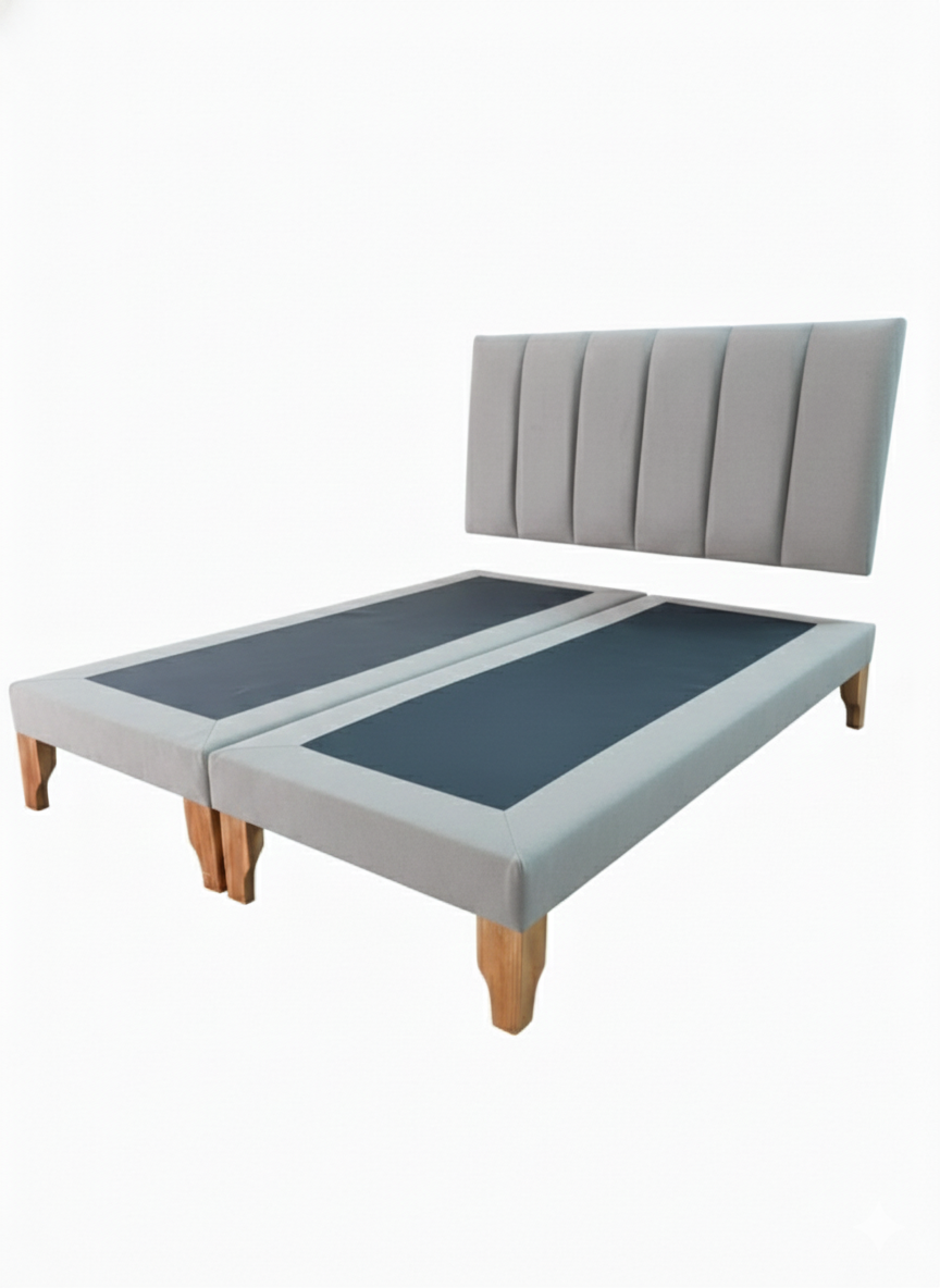 CAMA KING LINEAL GRIS FELPA-2
