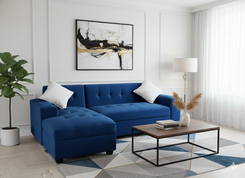 SECCIONAL MILAN IZQUIERDO AZUL FELPA-3