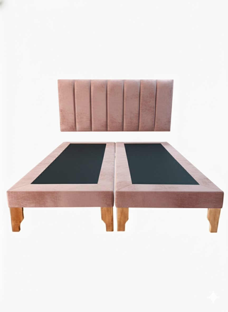 CAMA SUPER KING LINEAL PALO ROSA FELPA-2
