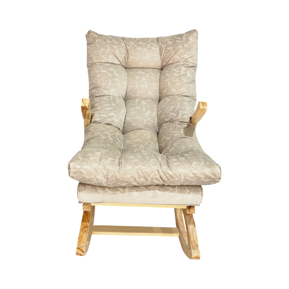 SILLA MECEDORA COQUETTE CON APOYA BRAZO BEIGE FELPA-2