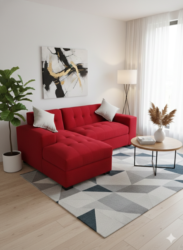 SECCIONAL MILAN IZQUIERDO ROJO LINO-3