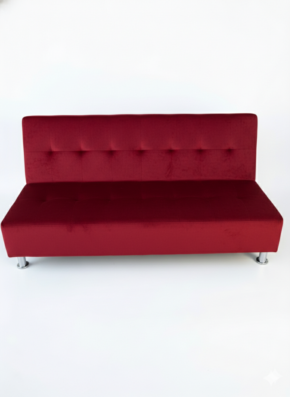 SOFA CAMA NEW ROJO FELPA-4