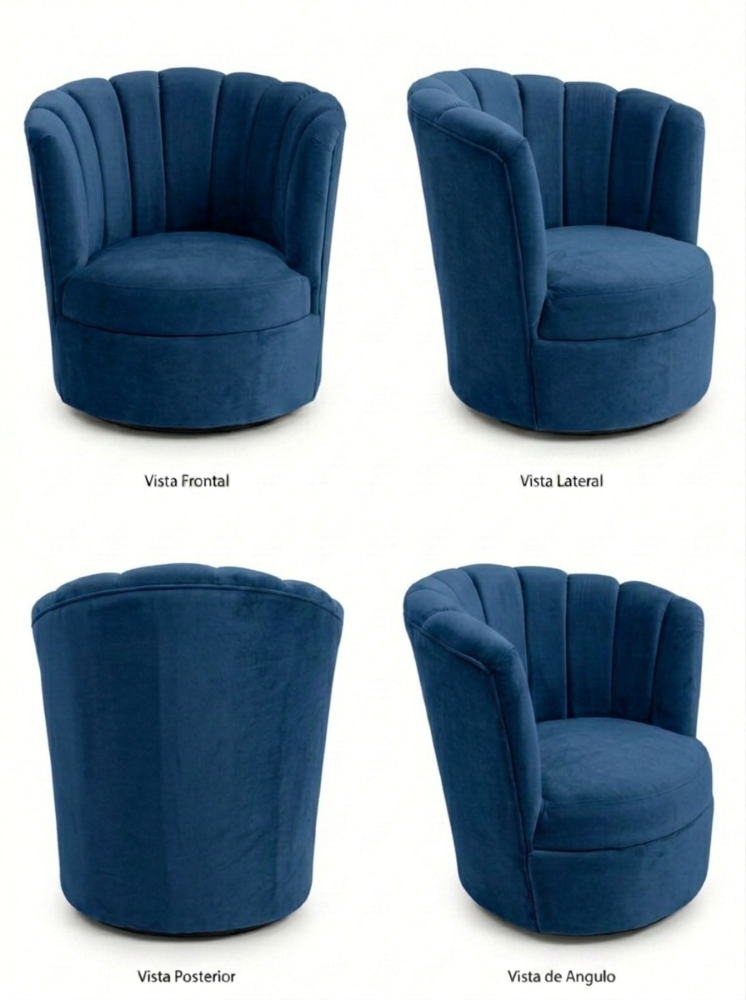 SITIAL FLOR GIRATORIO AZUL FELPA-3