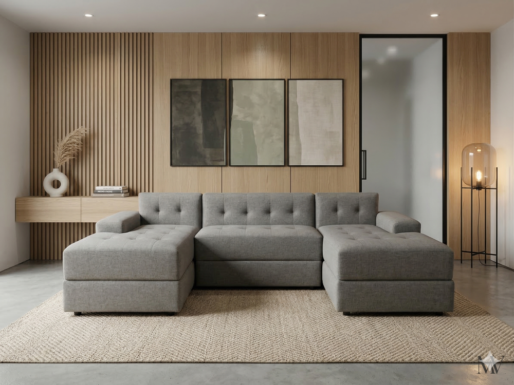 SOFA U SECCIONAL GRIS LINO-3