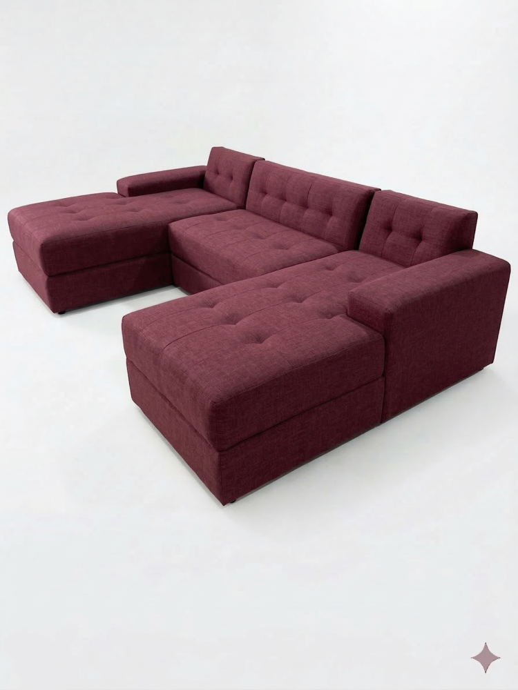 SOFA U SECCIONAL BURDEO-2