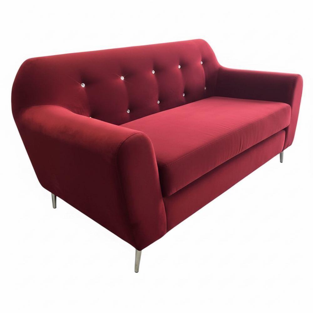 SOFA DOS CUERPOS ROJO FELPA-2