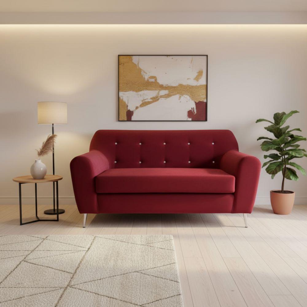 SOFA DOS CUERPOS ROJO FELPA-3