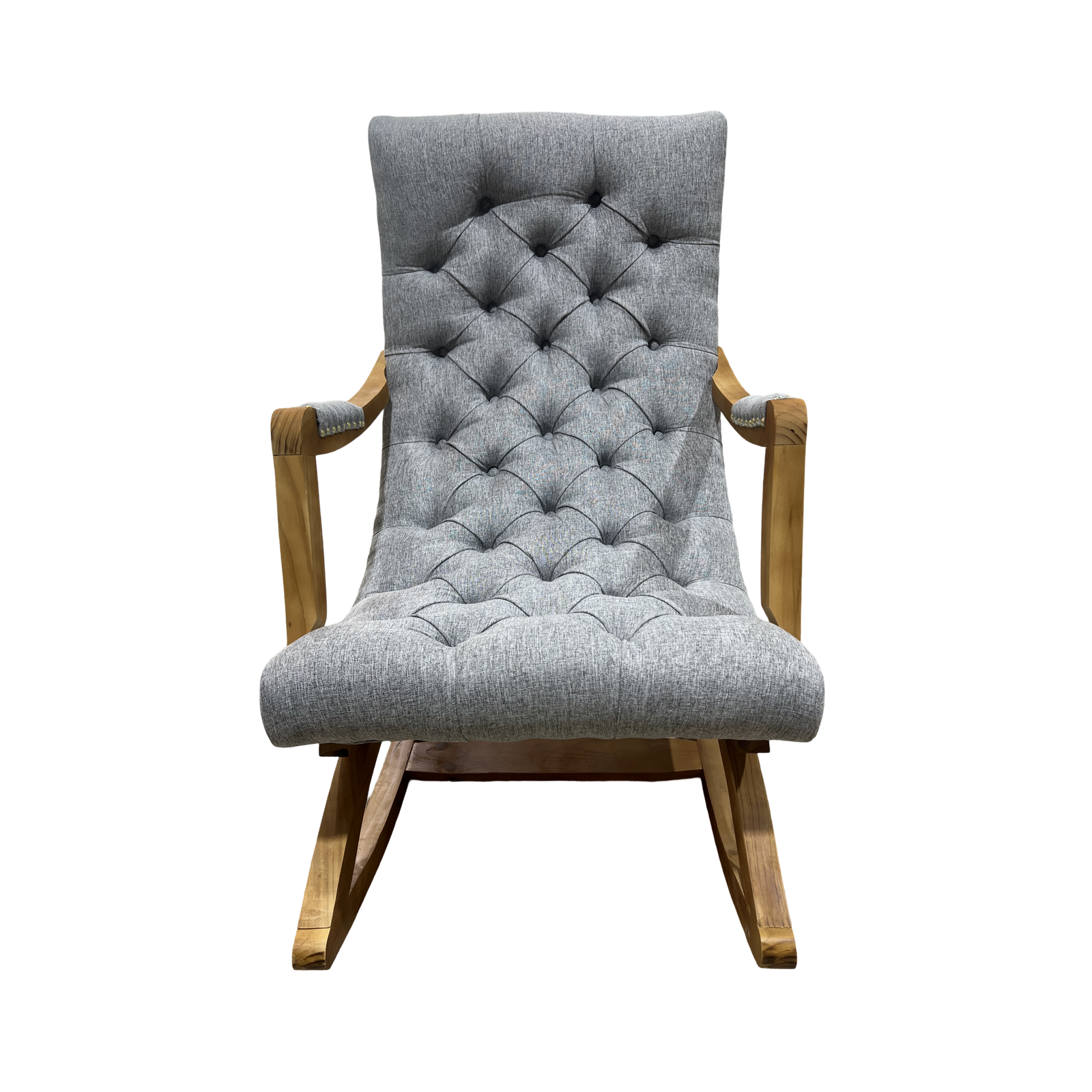 SILLA MECEDORA CAPITONES GRIS LINO-2