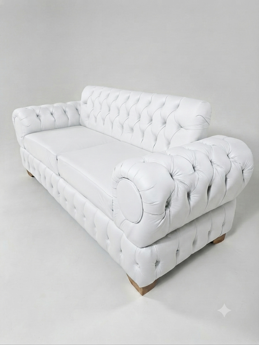 SOFA CHESTERFIELD BLANCO ECOCUERO-2
