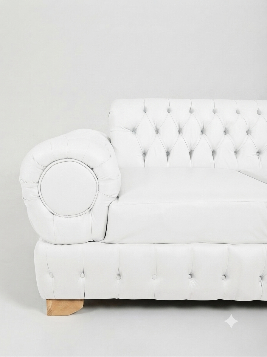 SOFA CHESTERFIELD BLANCO ECOCUERO-4