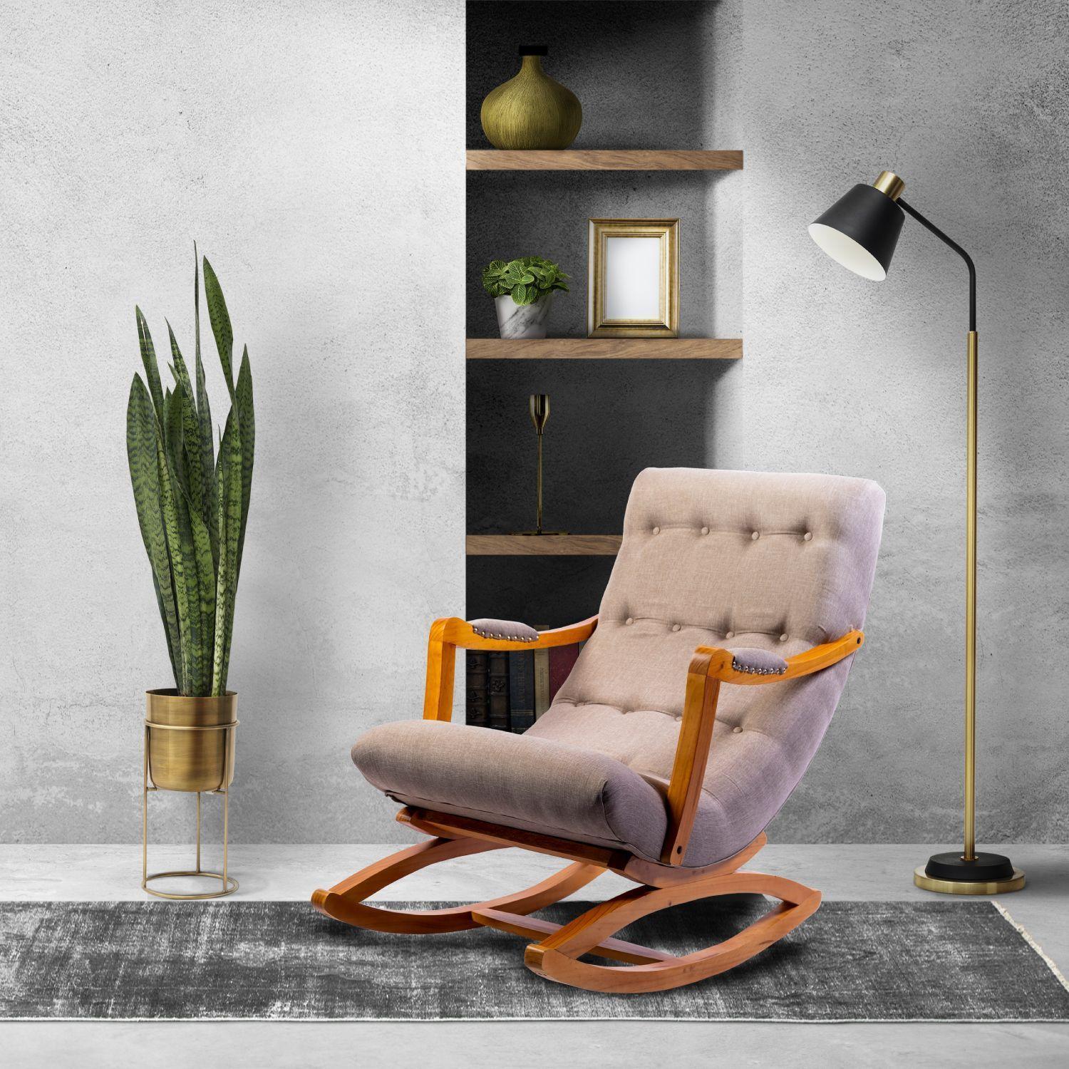 SILLA MECEDORA CON APOYA BRAZO BEIGE LINO-2