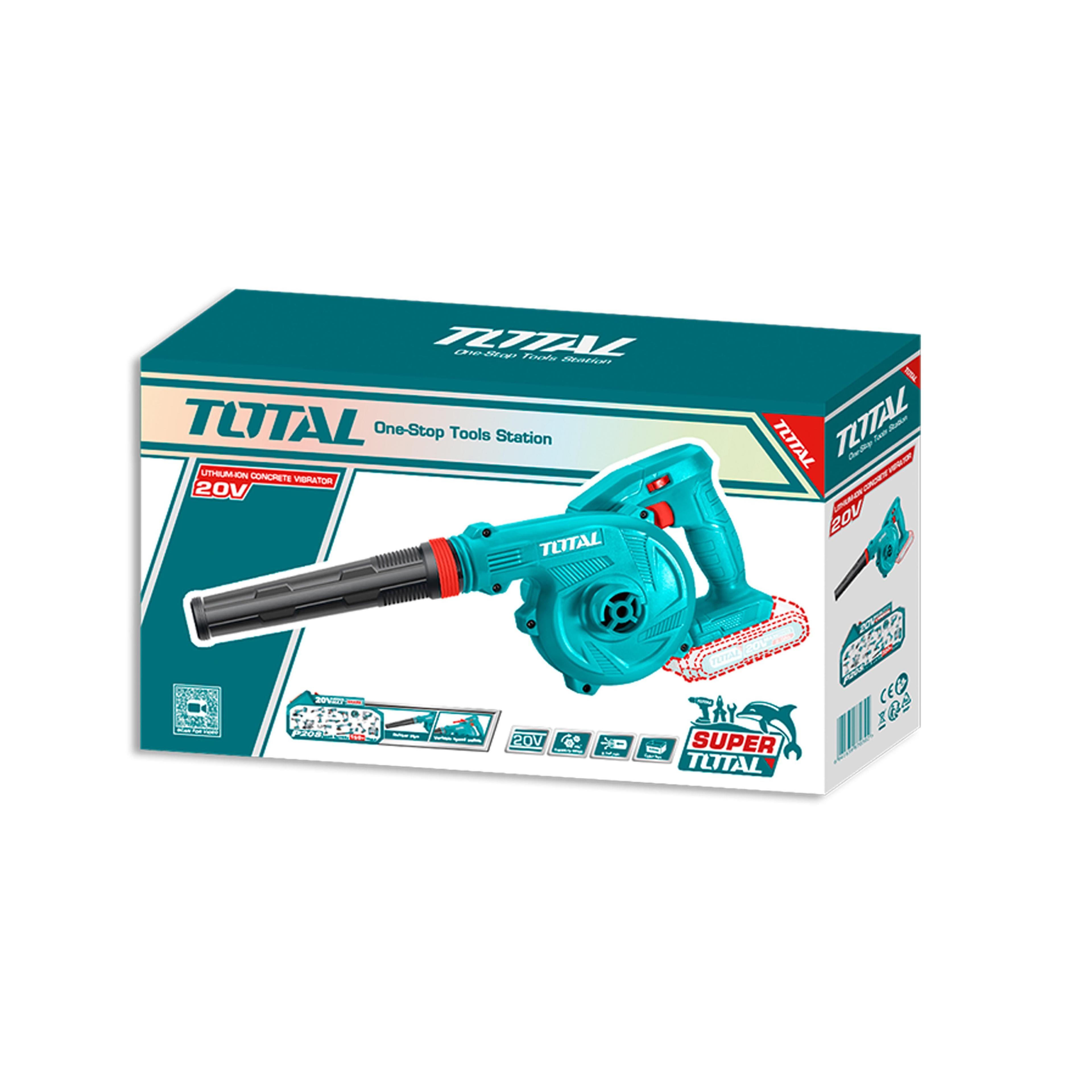 Sopladora Inalámbrica 20V Litio Ion con Batería y Cargador Total-3