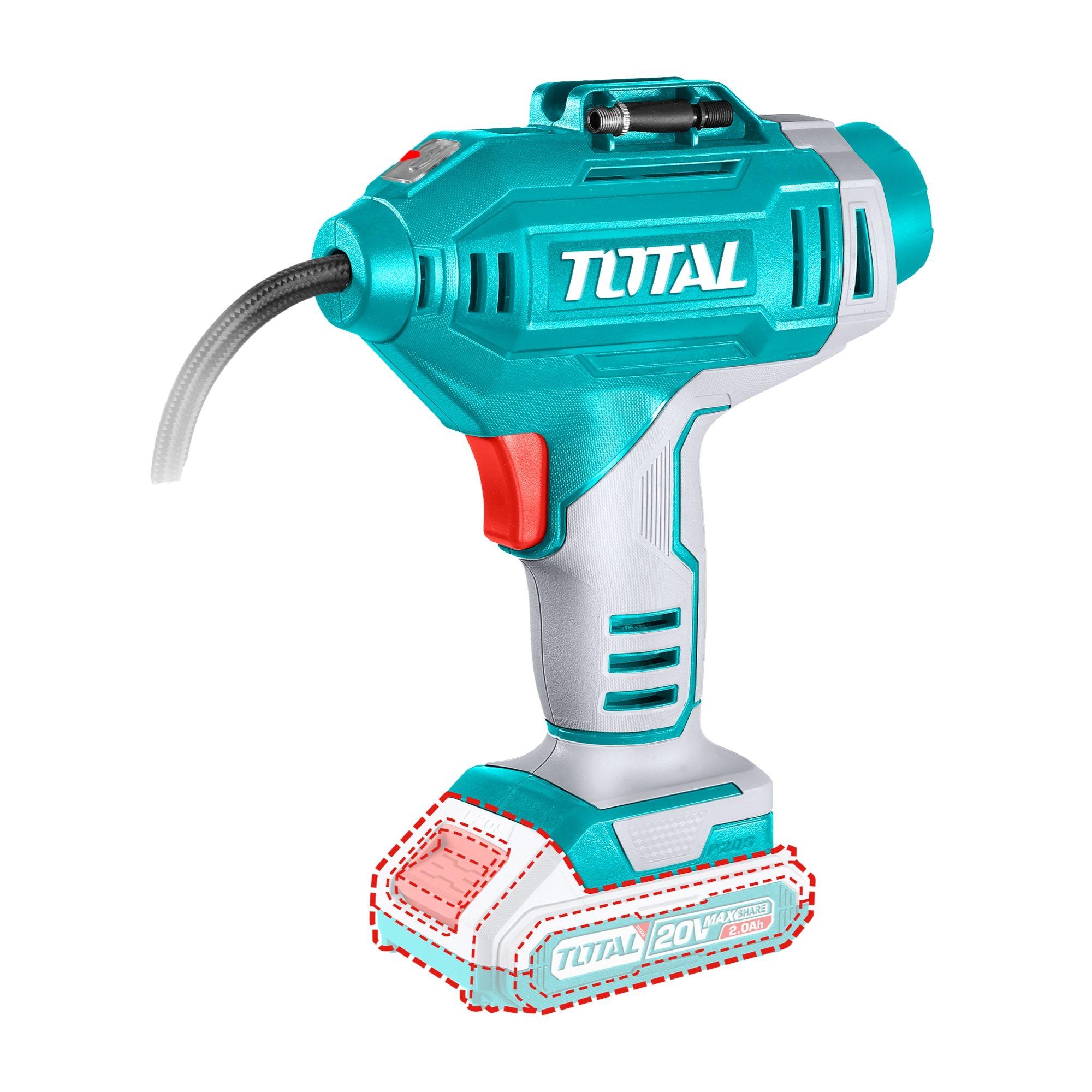 Inflador de Neumáticos Inalámbrico Total-1