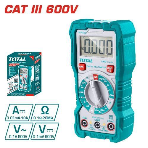 MULTITESTER DIGITAL 600V TOTAL-1