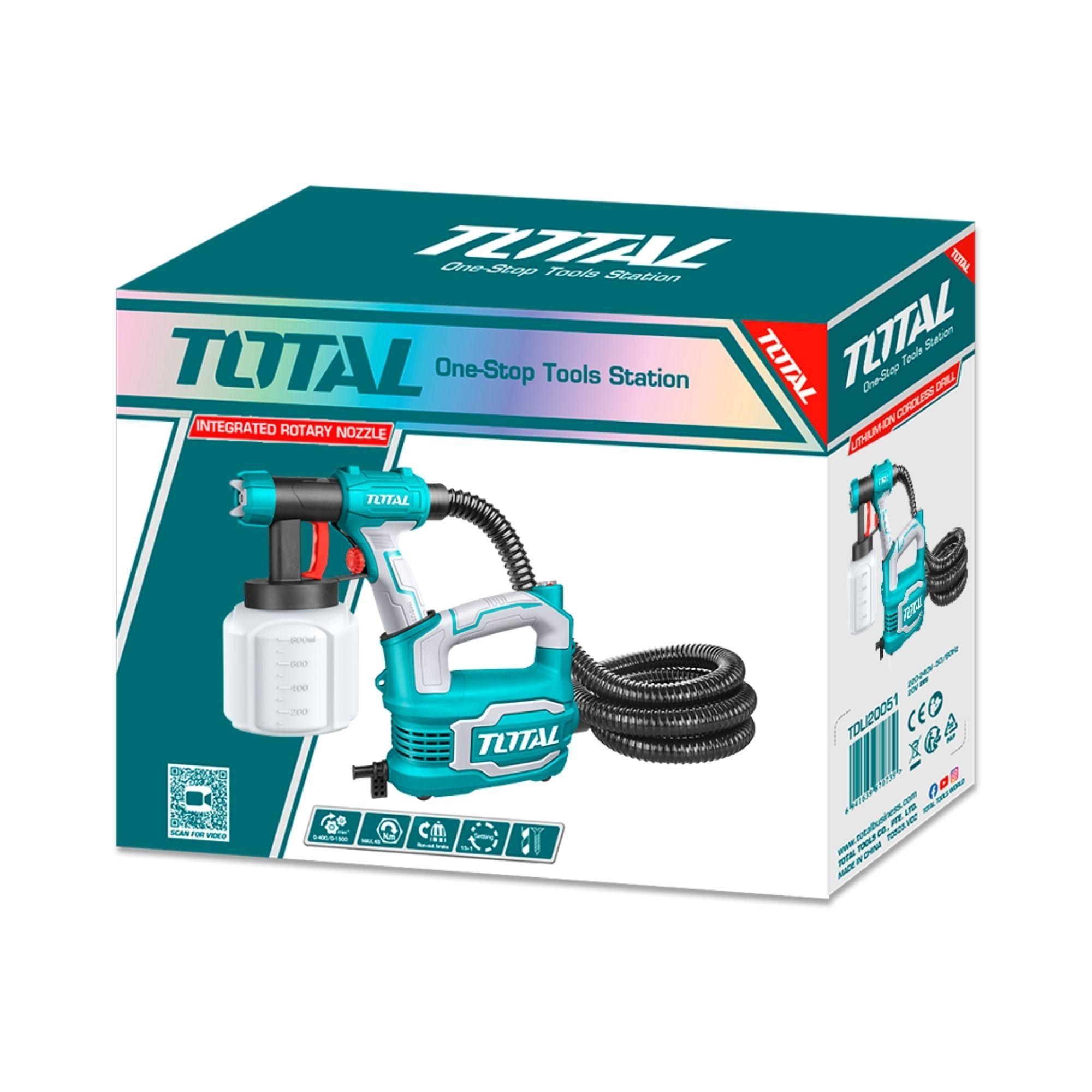 Pistola de Pintar HVLP 550W 850 ml Total-2