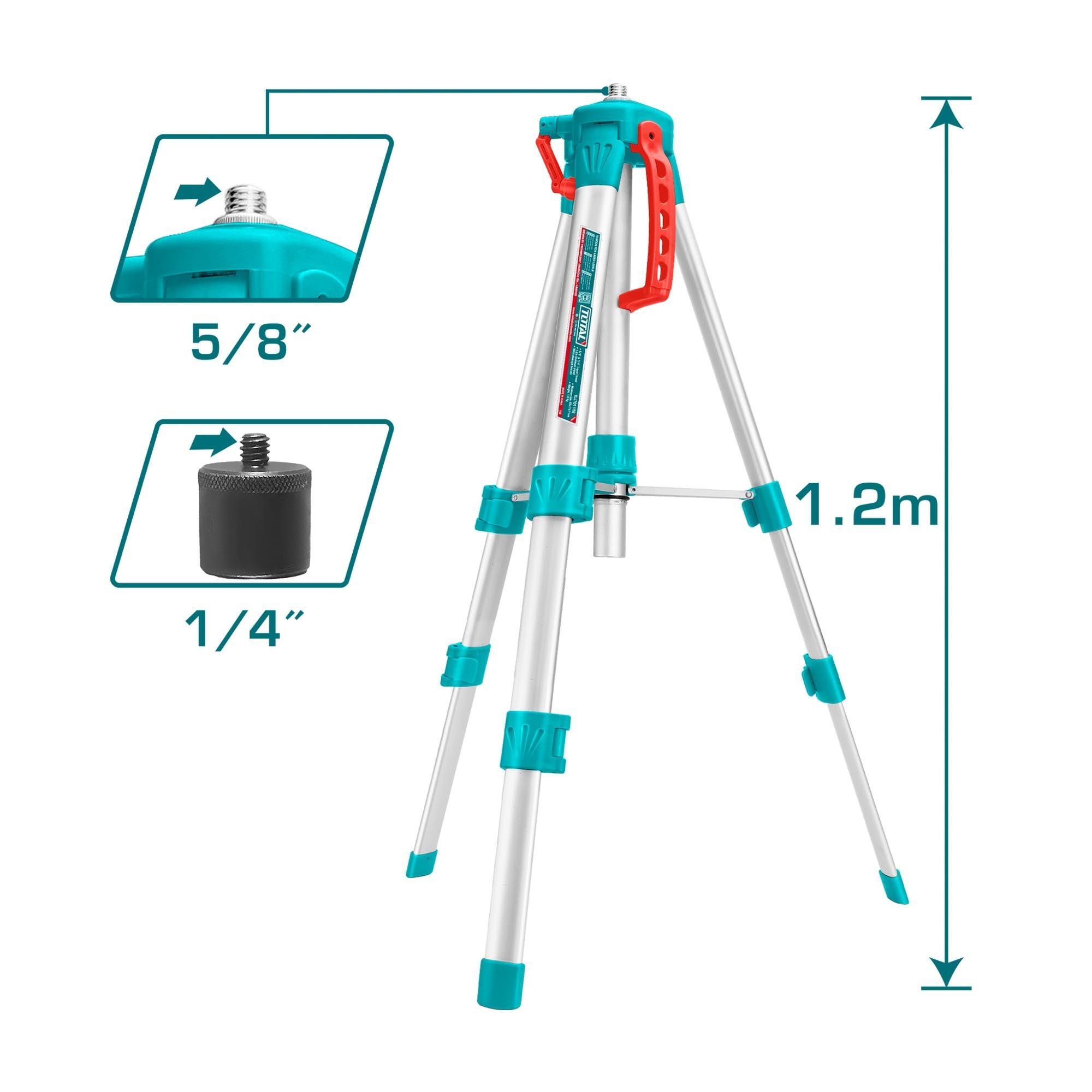 Trípode Para Nivel Láser 1.2m Total-1