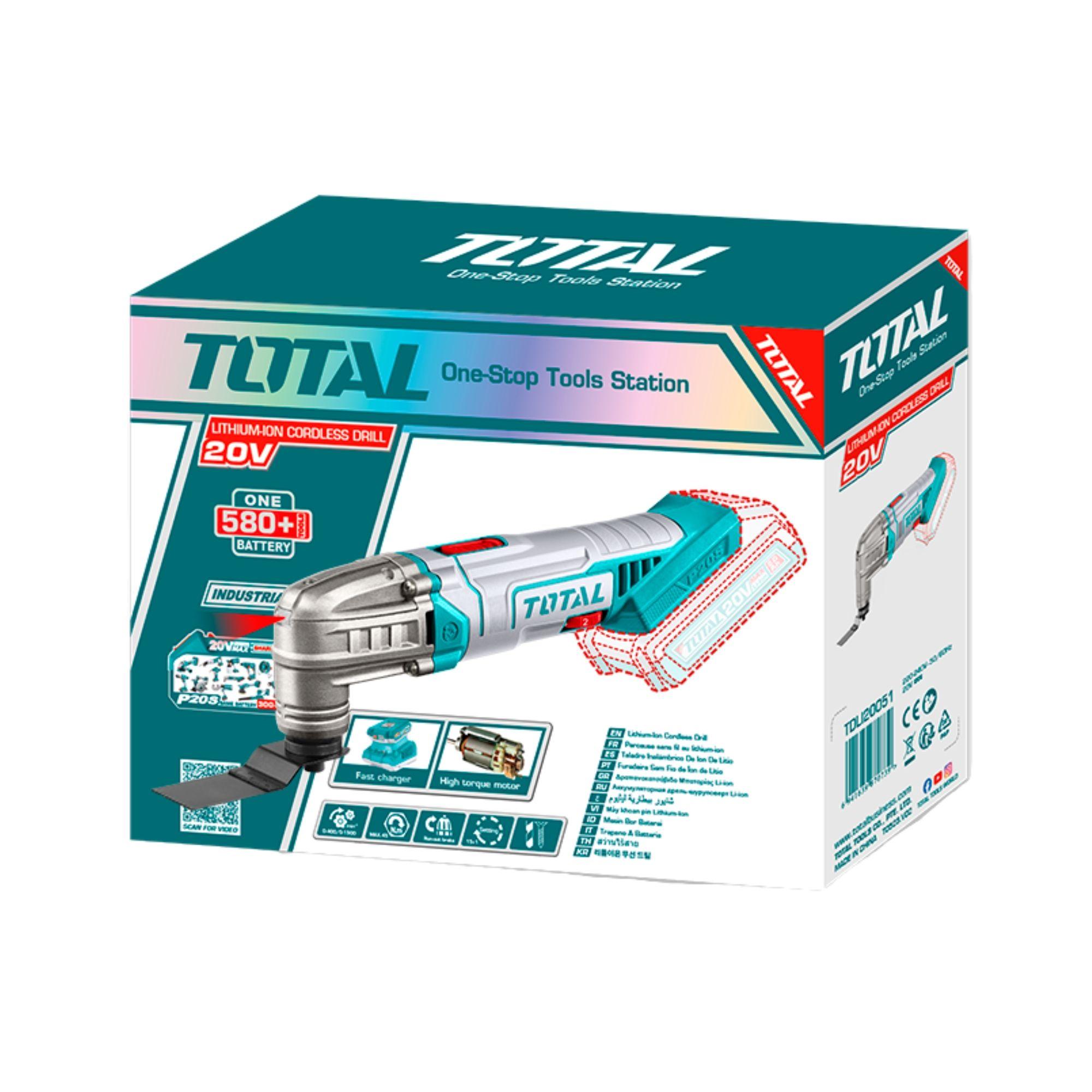 Herramienta Multiuso Inalámbrica 20V sin Batería y Cargador Total-2