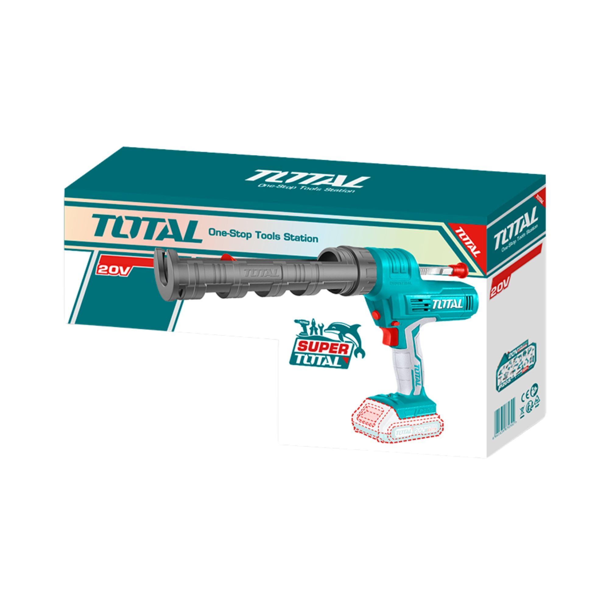 Pistola Calafatera Inalámbrica 20V Total-2