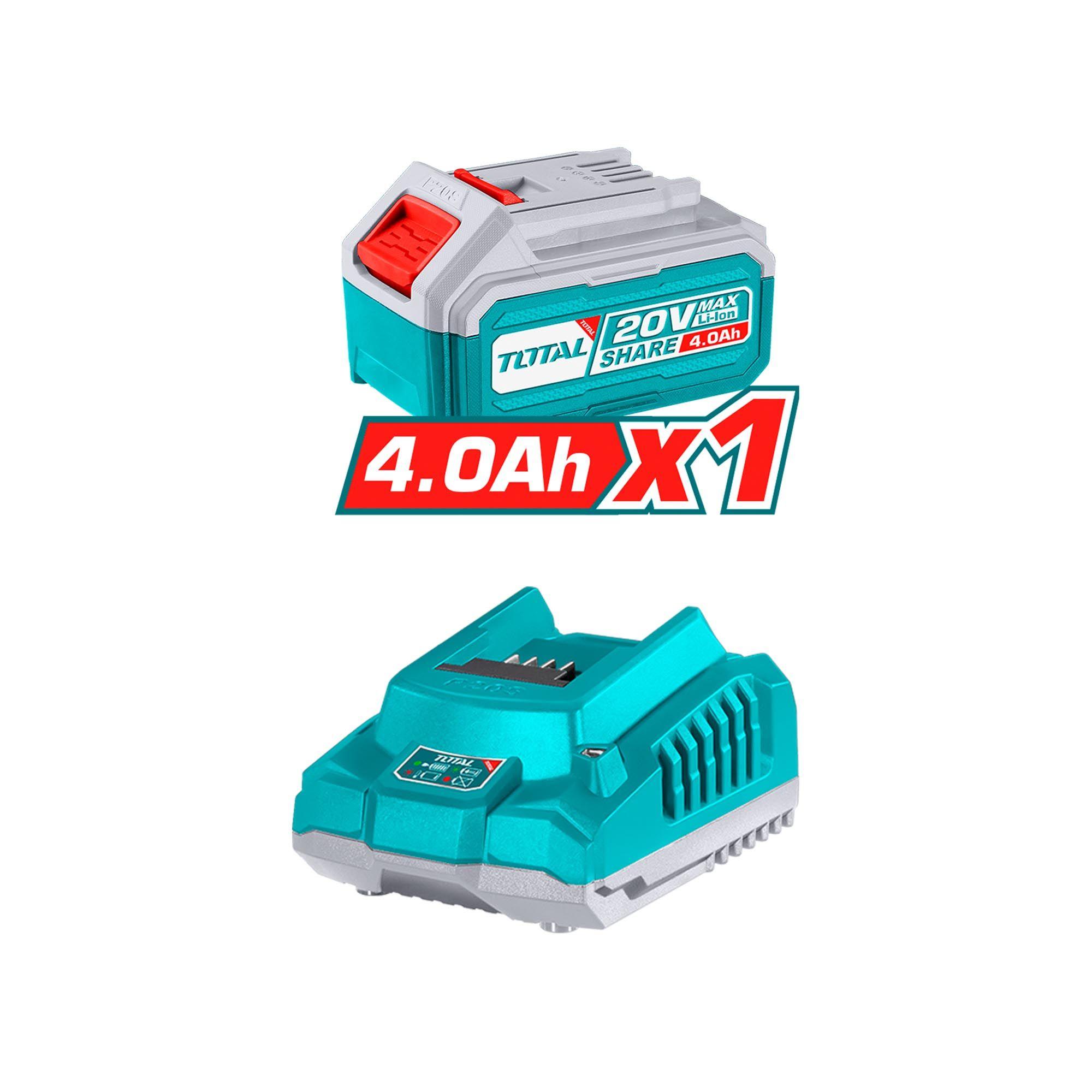 Esmeril Angular Inalambrico 20V 115mm 1000W Bateria y Cargador Total-2