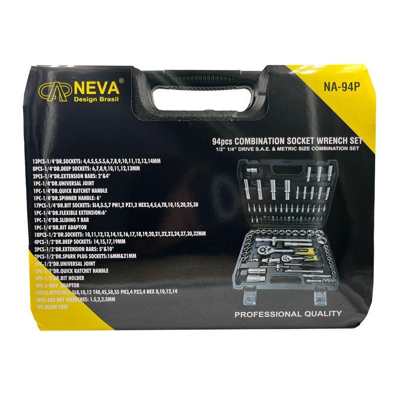 Juego de Dados Herramientas de 94 Piezas Neva-3