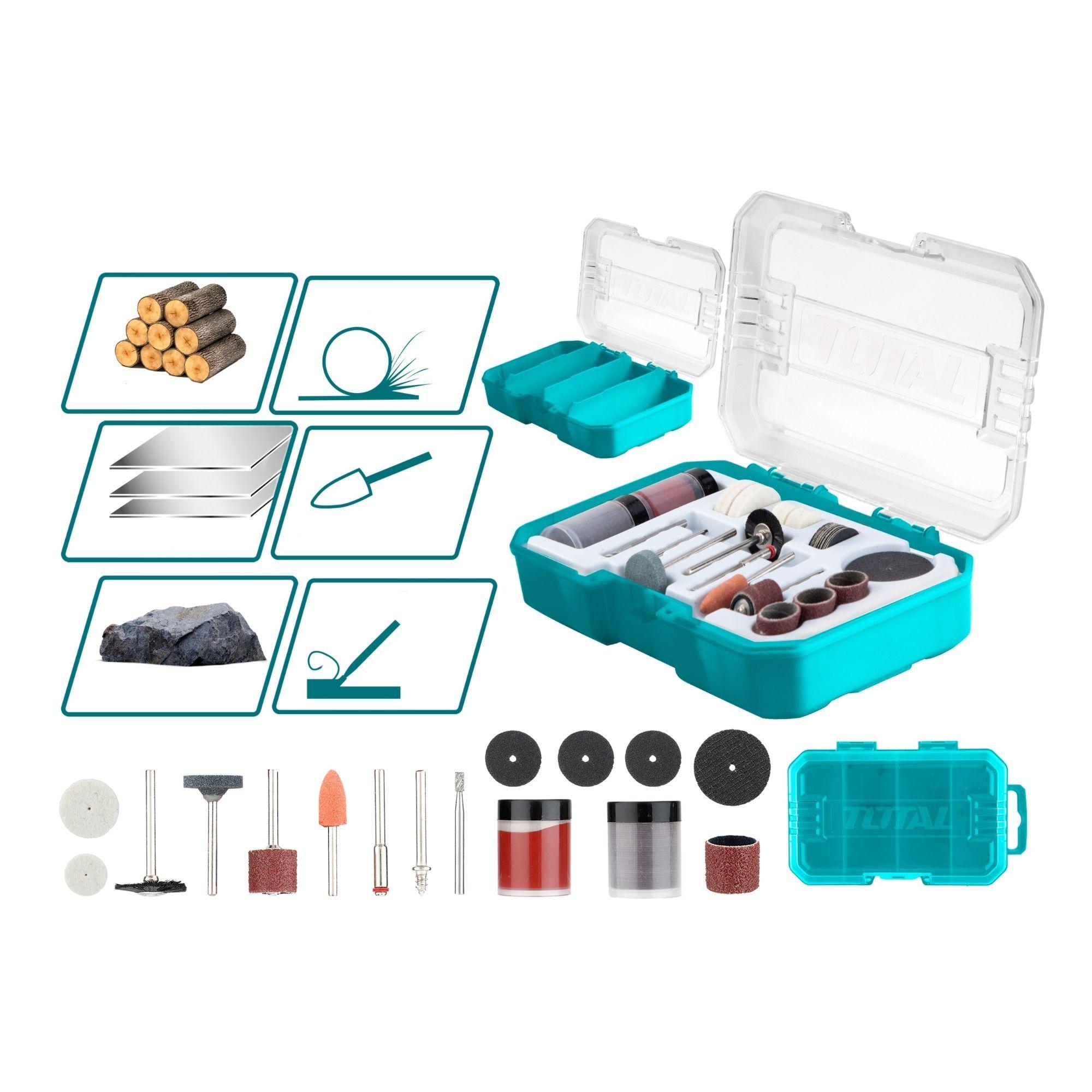 Juego Accesorios para Minitorno 73 Piezas Total-0