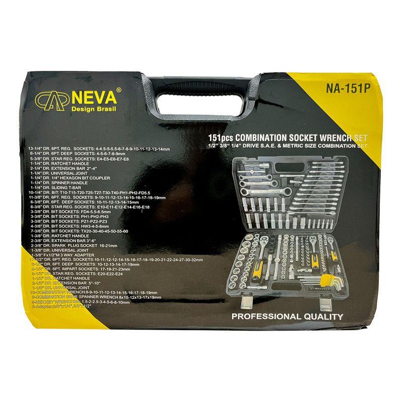 Juego de Dados Herramientas de 151 Piezas Neva-4