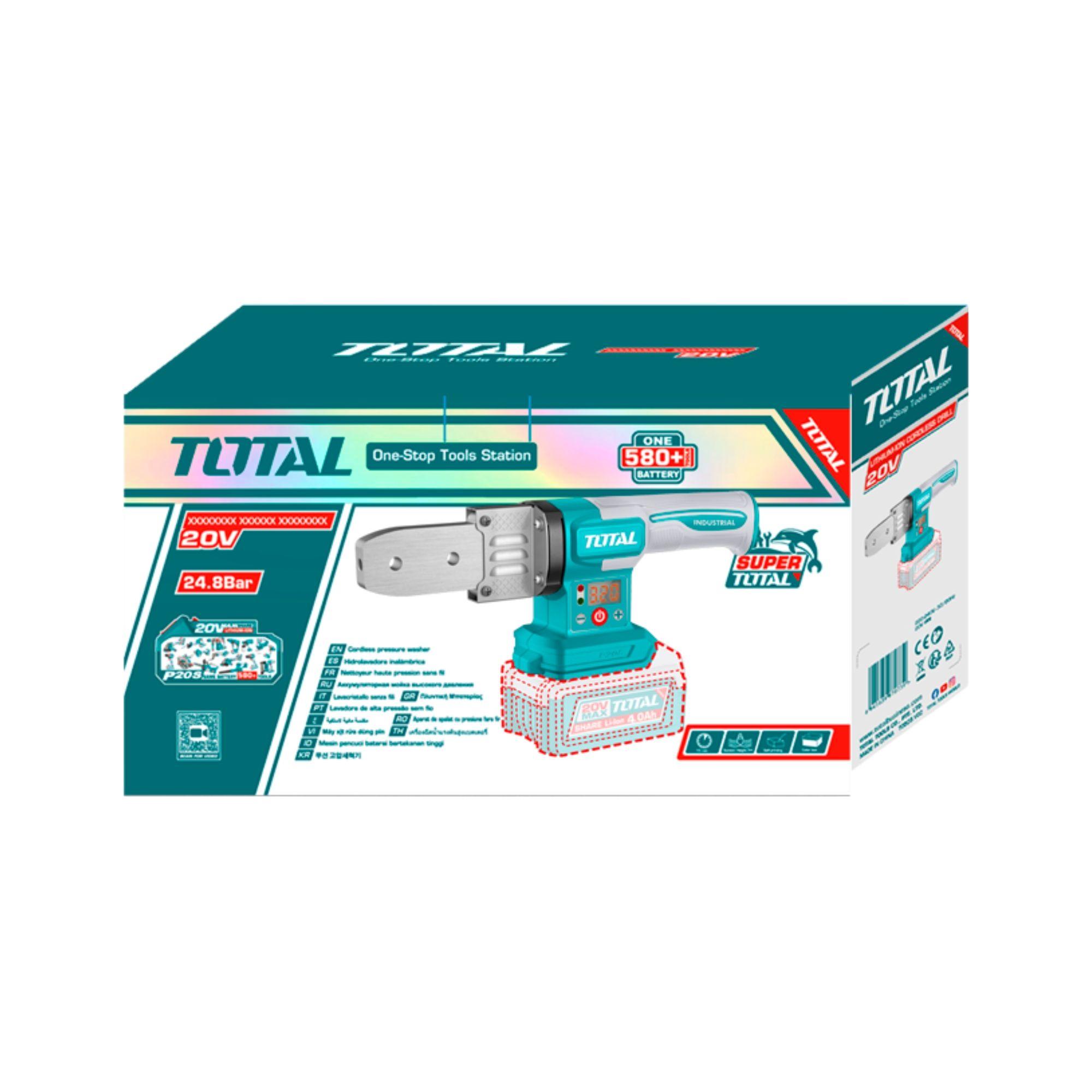 Maquina Termofusion Inalambrica 20V Total-2