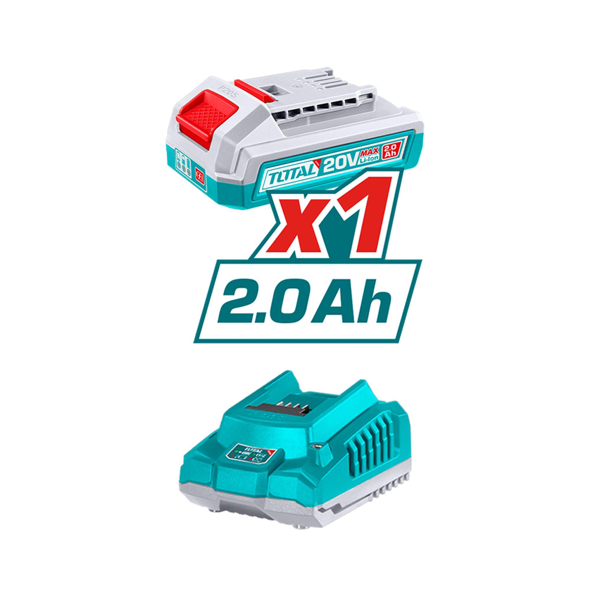 Kit Taladro Inalámbrico Impacto 165 piezas Total-2
