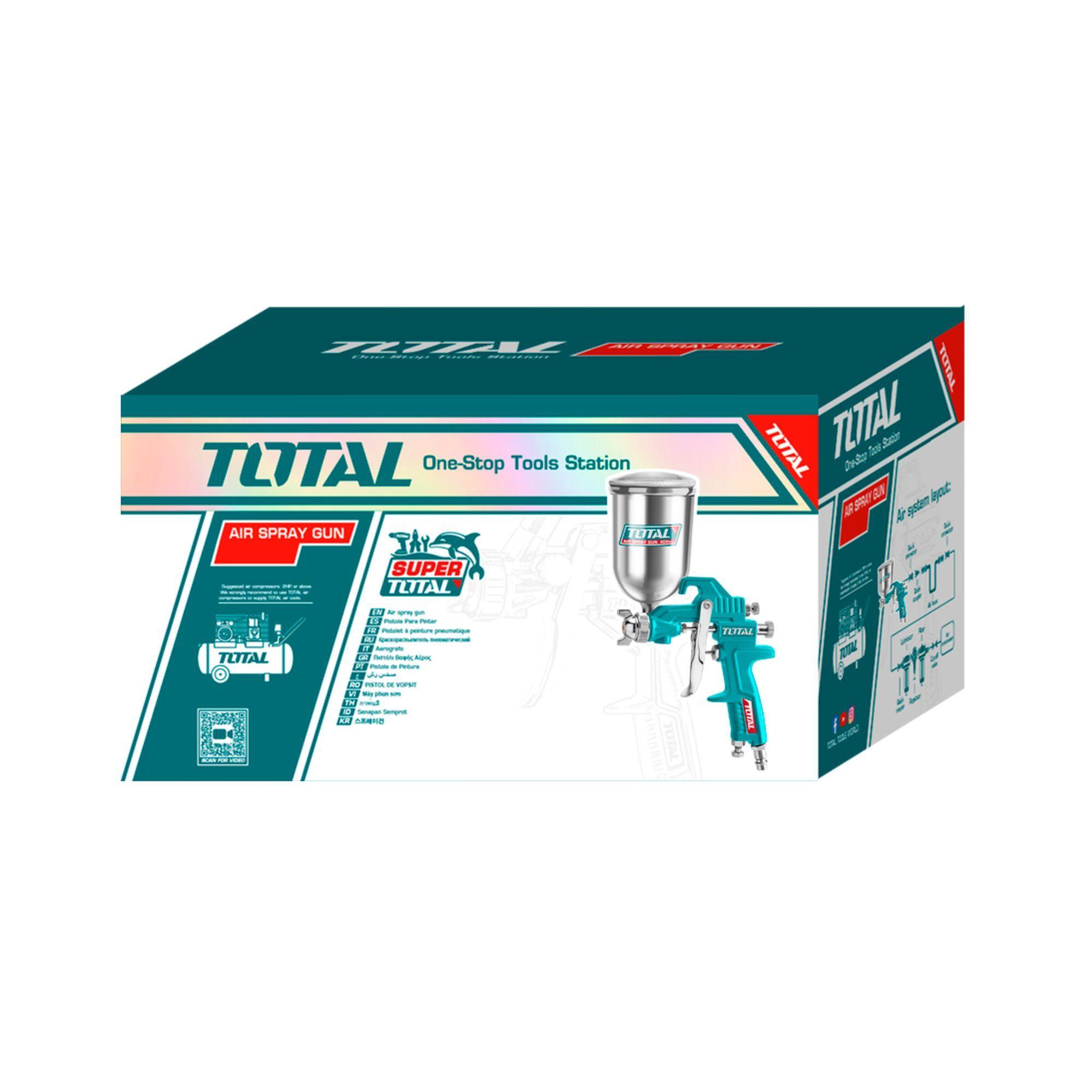 Pistola para pintar 400cc Total-2