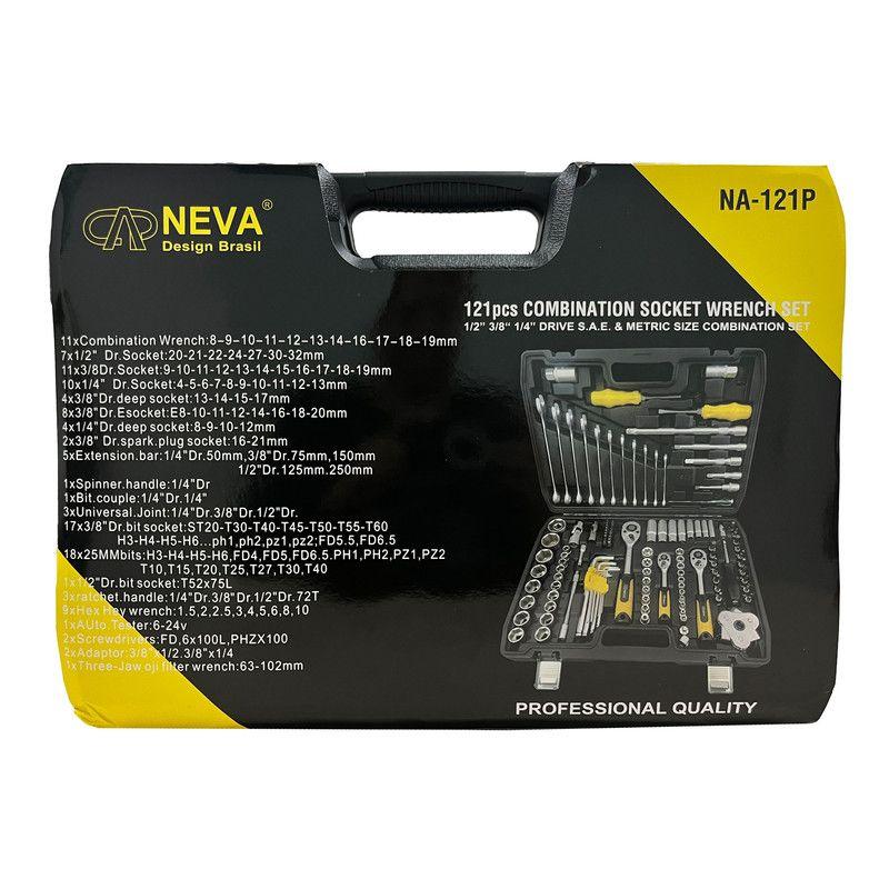 Juego de Dados herramientas de 121 Piezas Neva-4