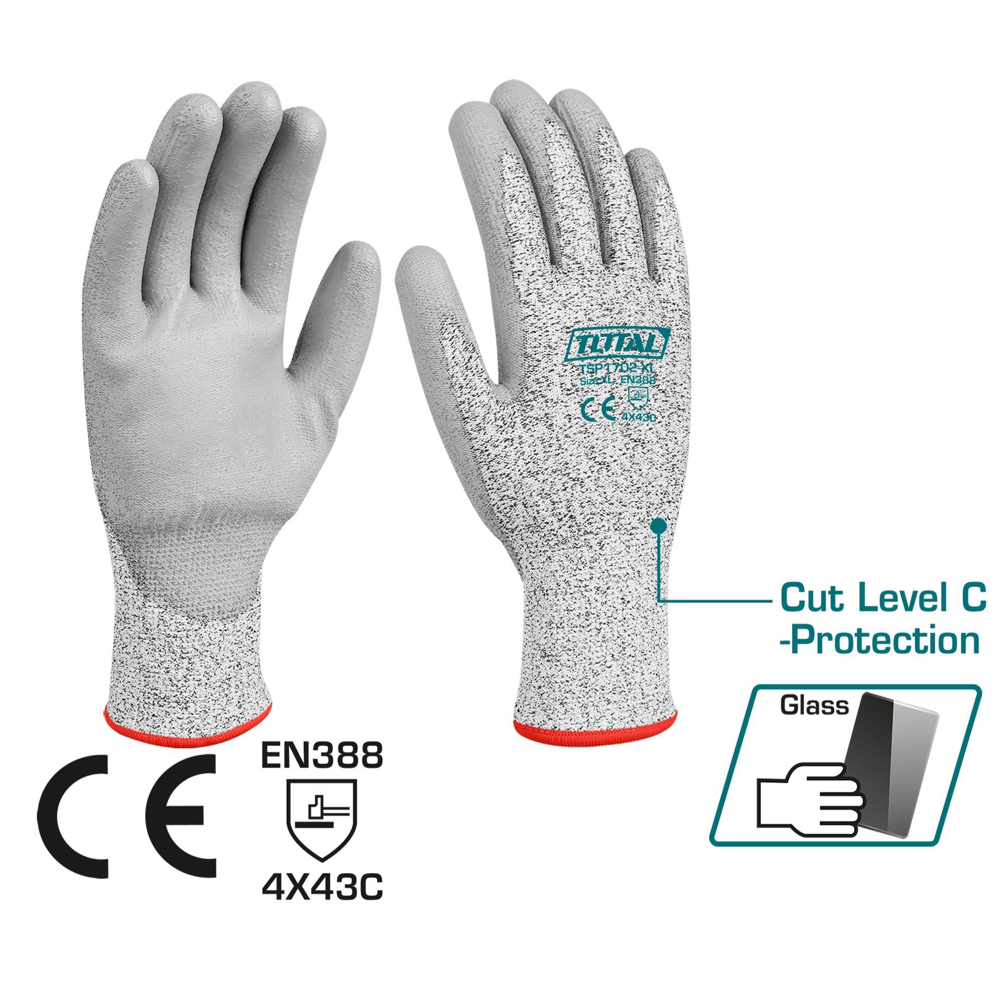 Guante Anti Cortes XL Total-3
