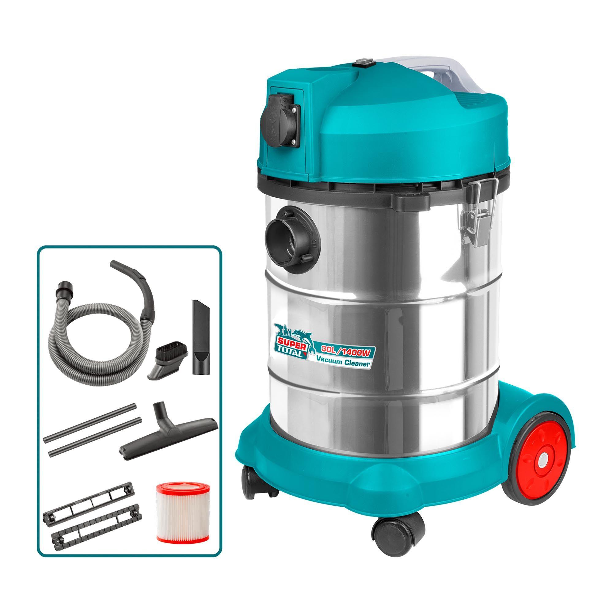 Aspiradora Industrial 30 L 1400W Total-0