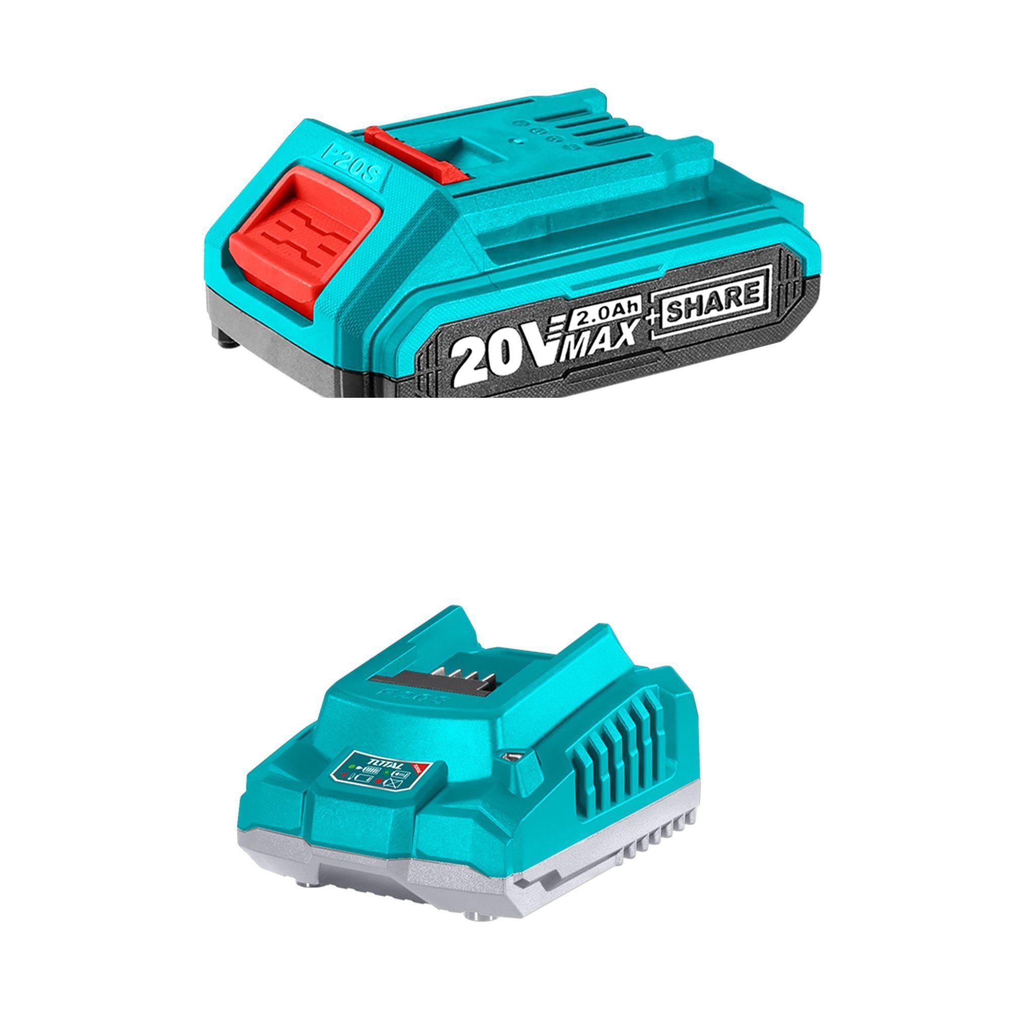 TALADRO INALAMBRICO DE IMPACTO 10MM 20V TOTAL-2