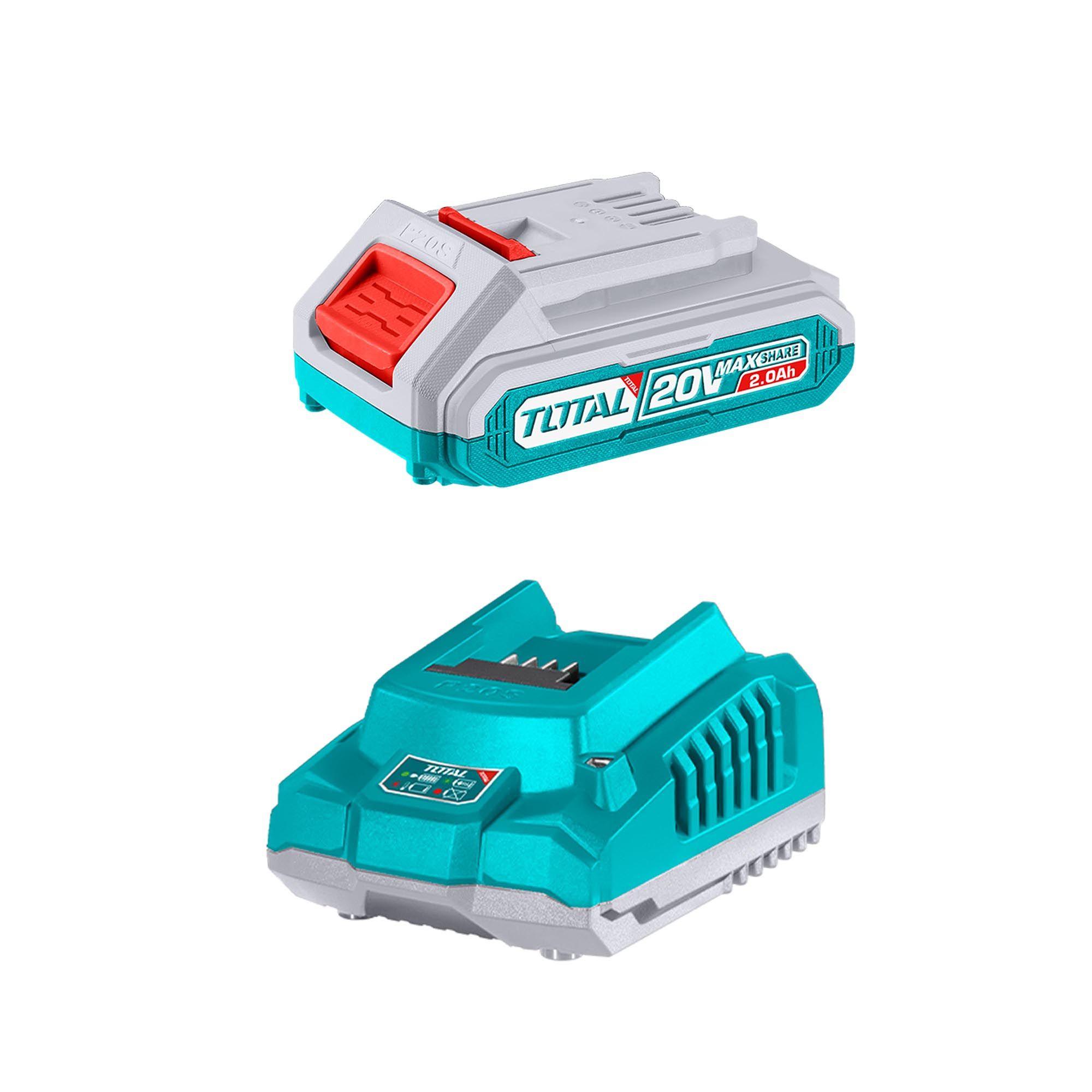 Mini Motosierra Inalámbrica 5" 20V con Batería y Cargador Total-2