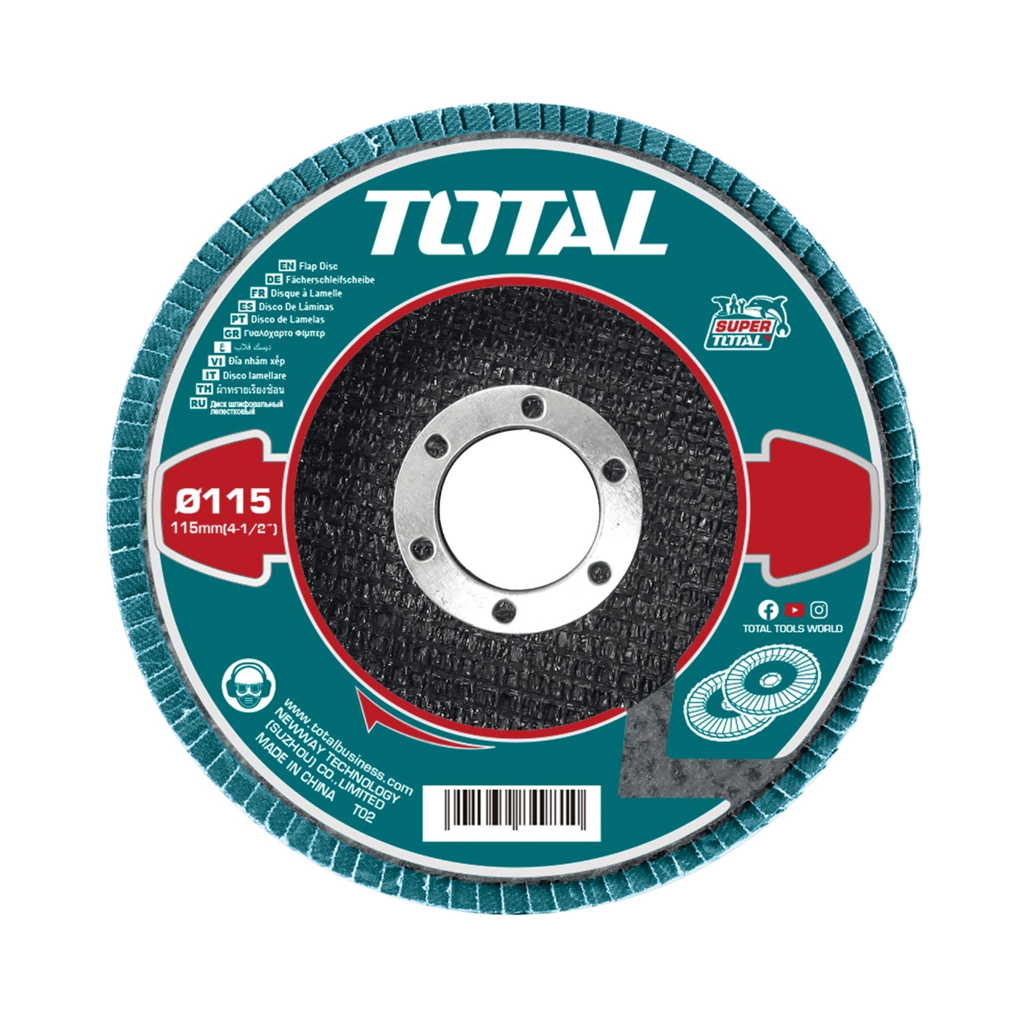 Disco Traslapado 115mm p60 zirconium para Metal Total-1