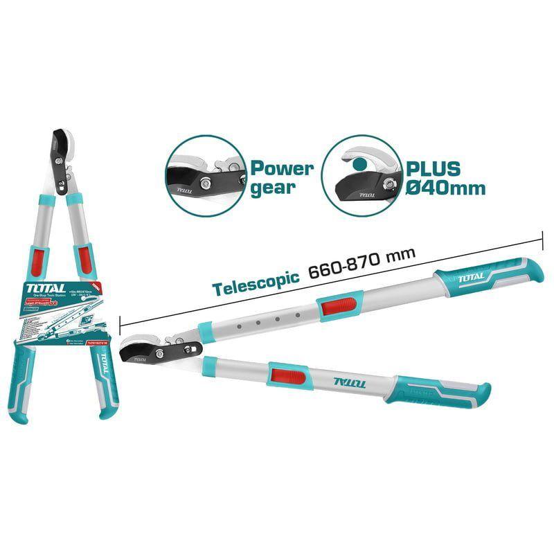 Tijera de Podar Telescopica 40 mm Total-3