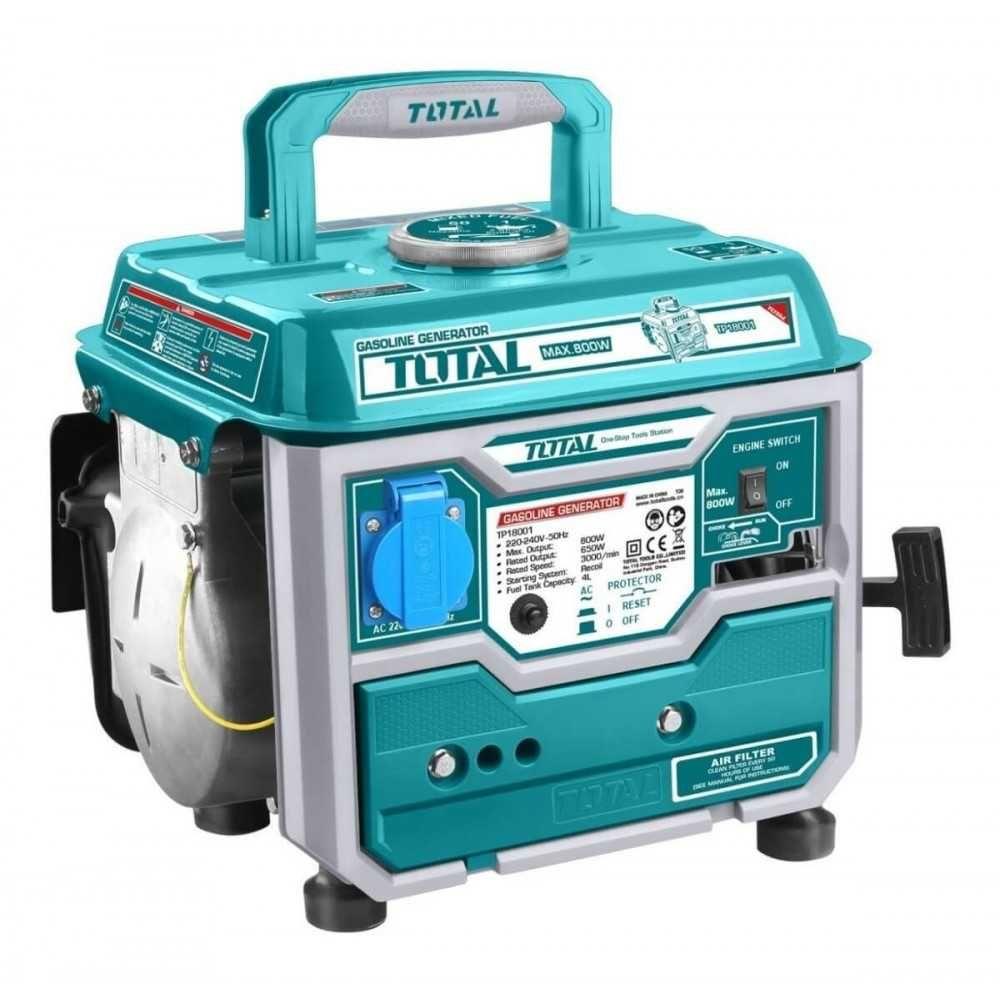 Generador Gasolina (Bencinero) 800W Eléctrico Total-0