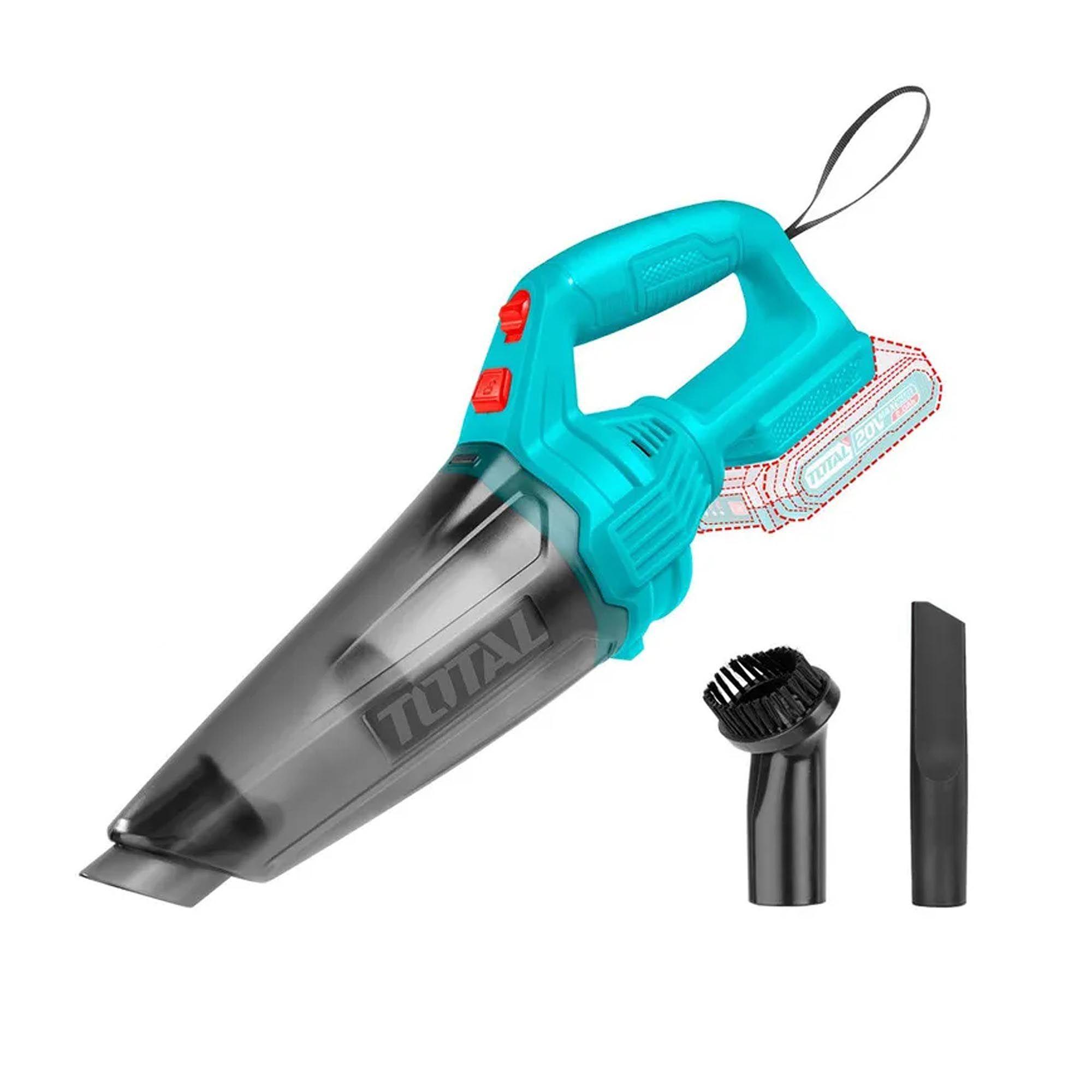 Kit 20V Aspiradora de Mano, Aspiradora Vertical 2 en 1, 2 Baterías, Cargador y Accesorios Total-1