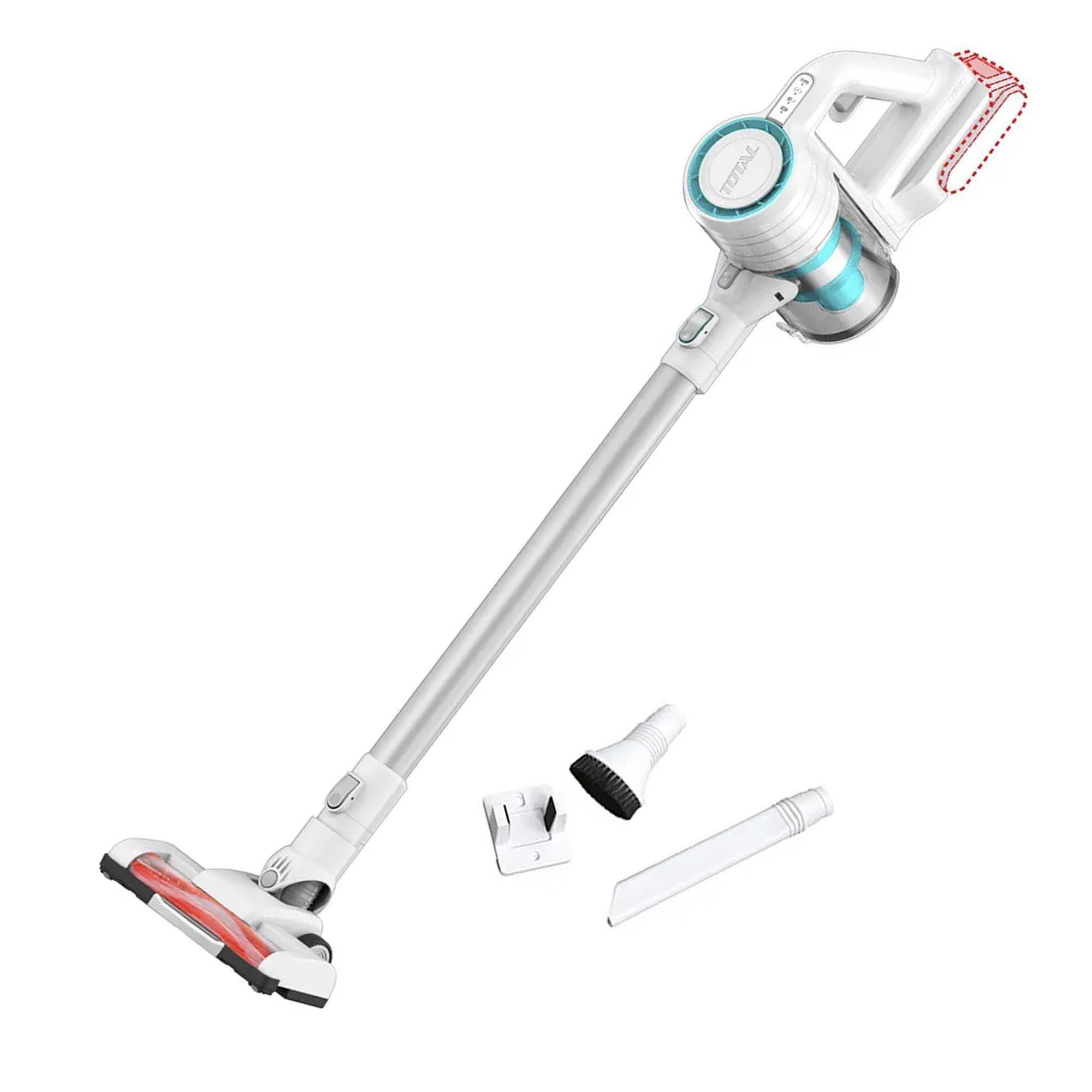 Kit 20V Aspiradora de Mano, Aspiradora Vertical 2 en 1, 2 Baterías, Cargador y Accesorios Total-2