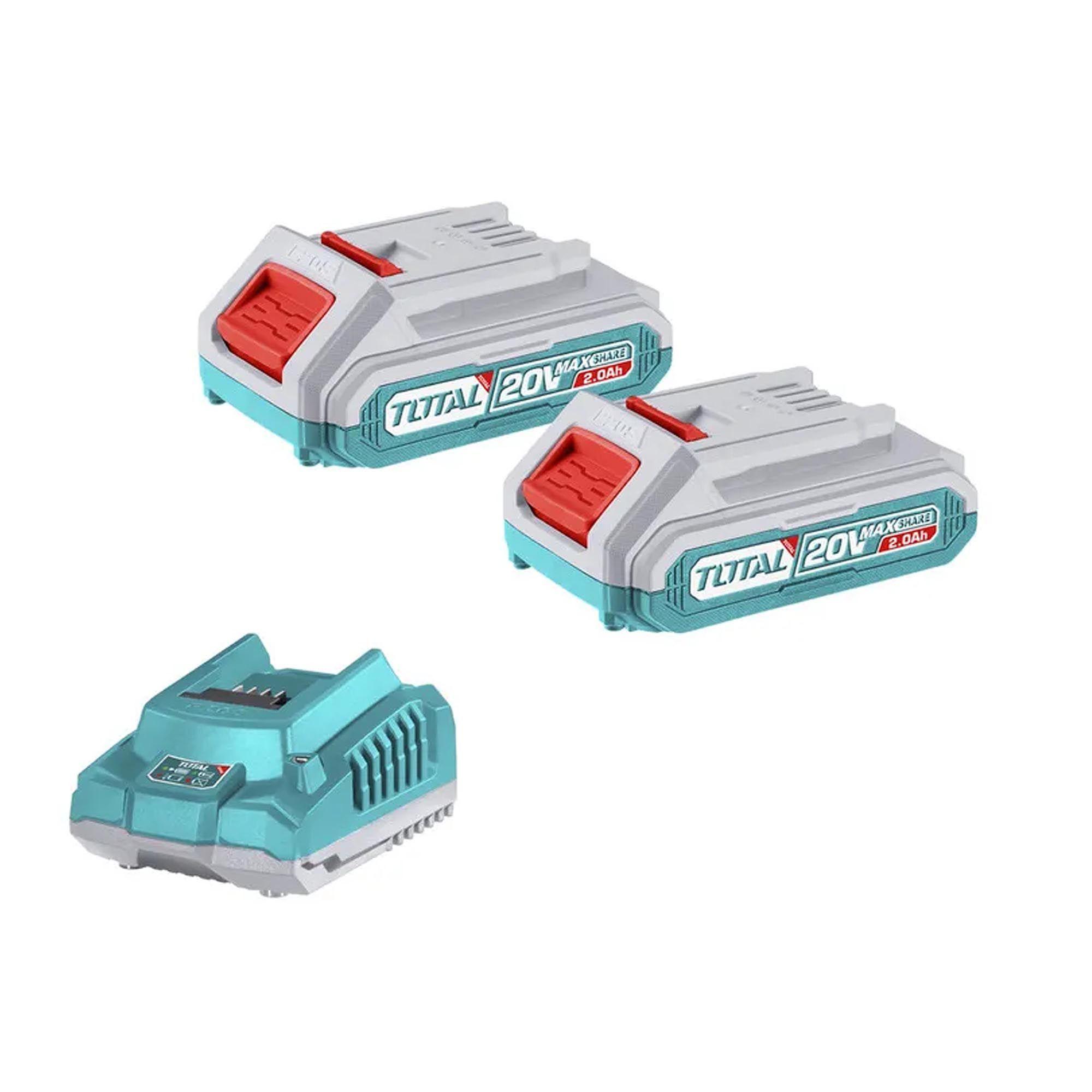 Kit 20V Aspiradora de Mano, Aspiradora Vertical 2 en 1, 2 Baterías, Cargador y Accesorios Total-3
