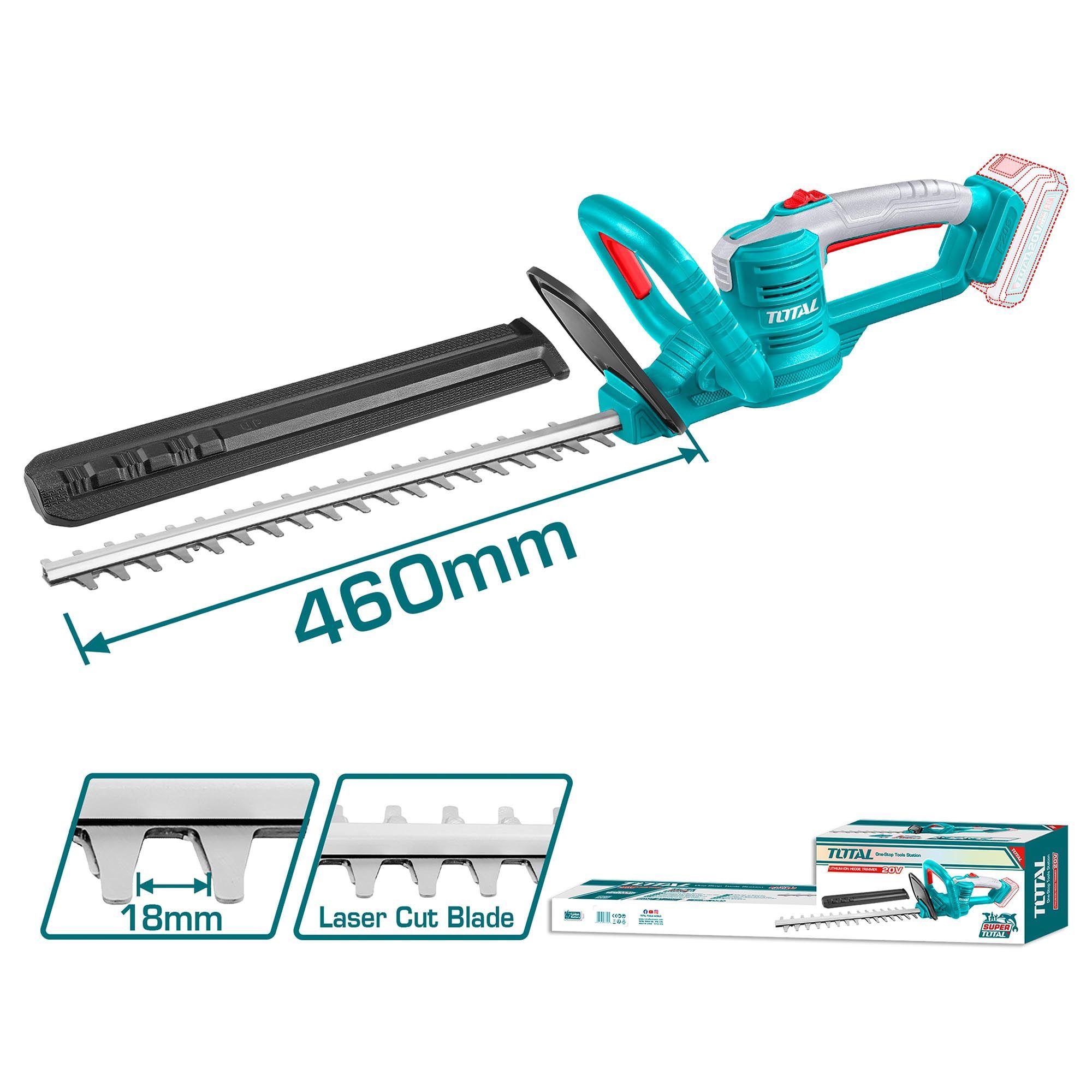 Cortaseto Inalambrico Litio 18" 20V Total-0