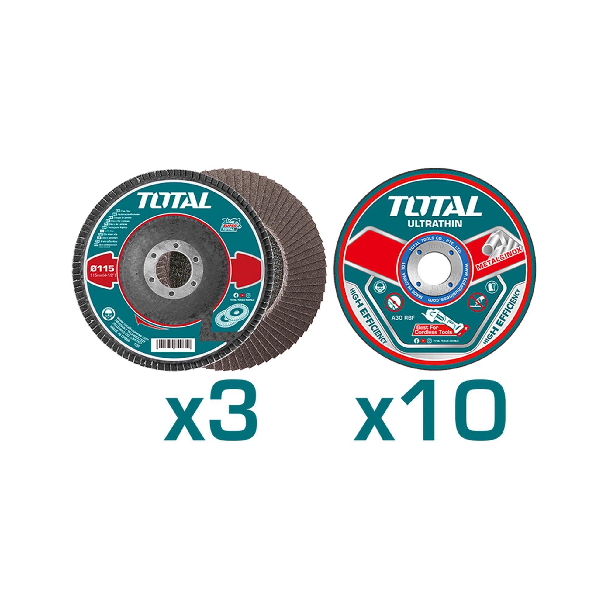 Esmeril Angular 1080W brushless 42V Total-3