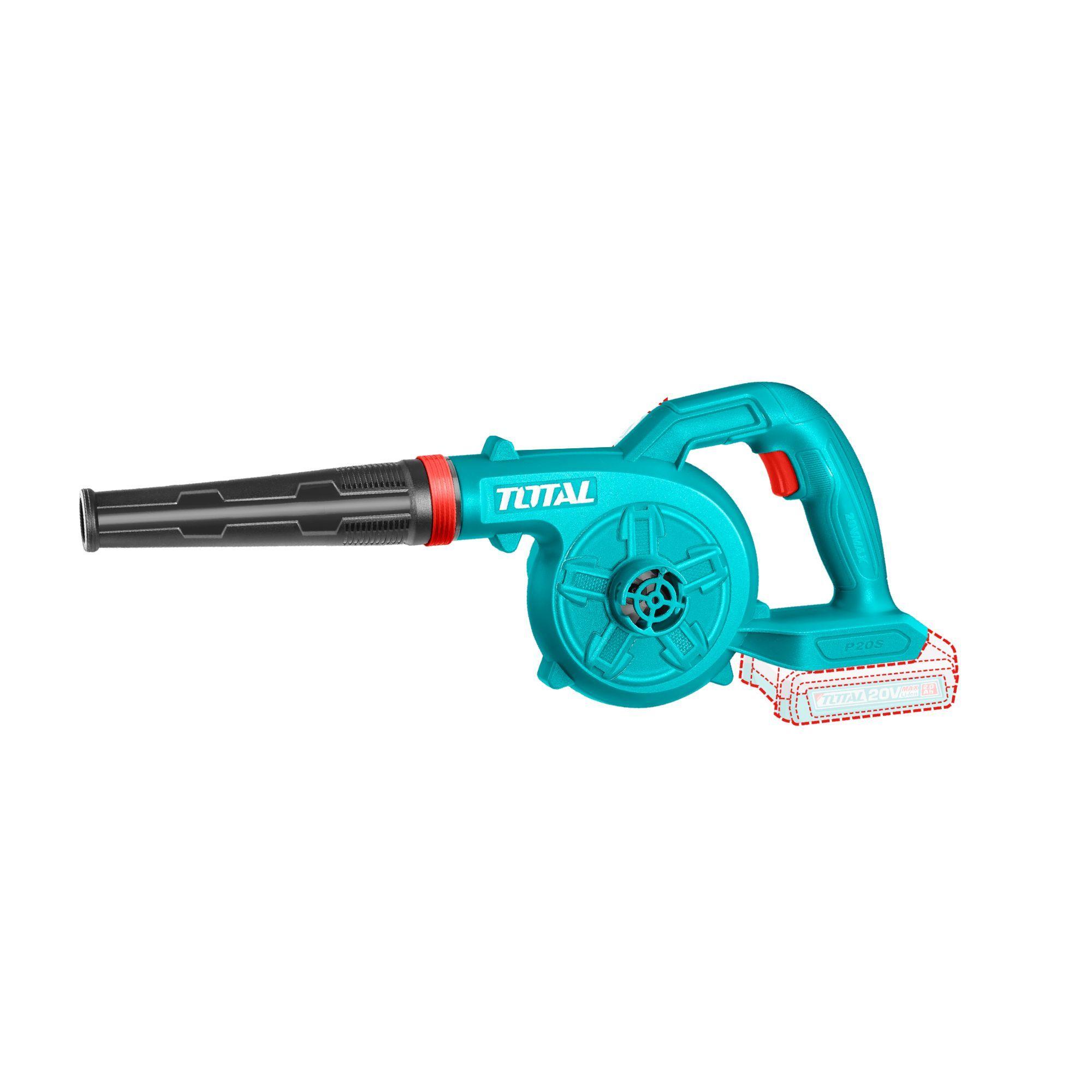 Kit 20V Inalámbrico Taladro Impacto, Atornillador Impacto, Soplador, Batería 2.0Ah y Cargador Total-2