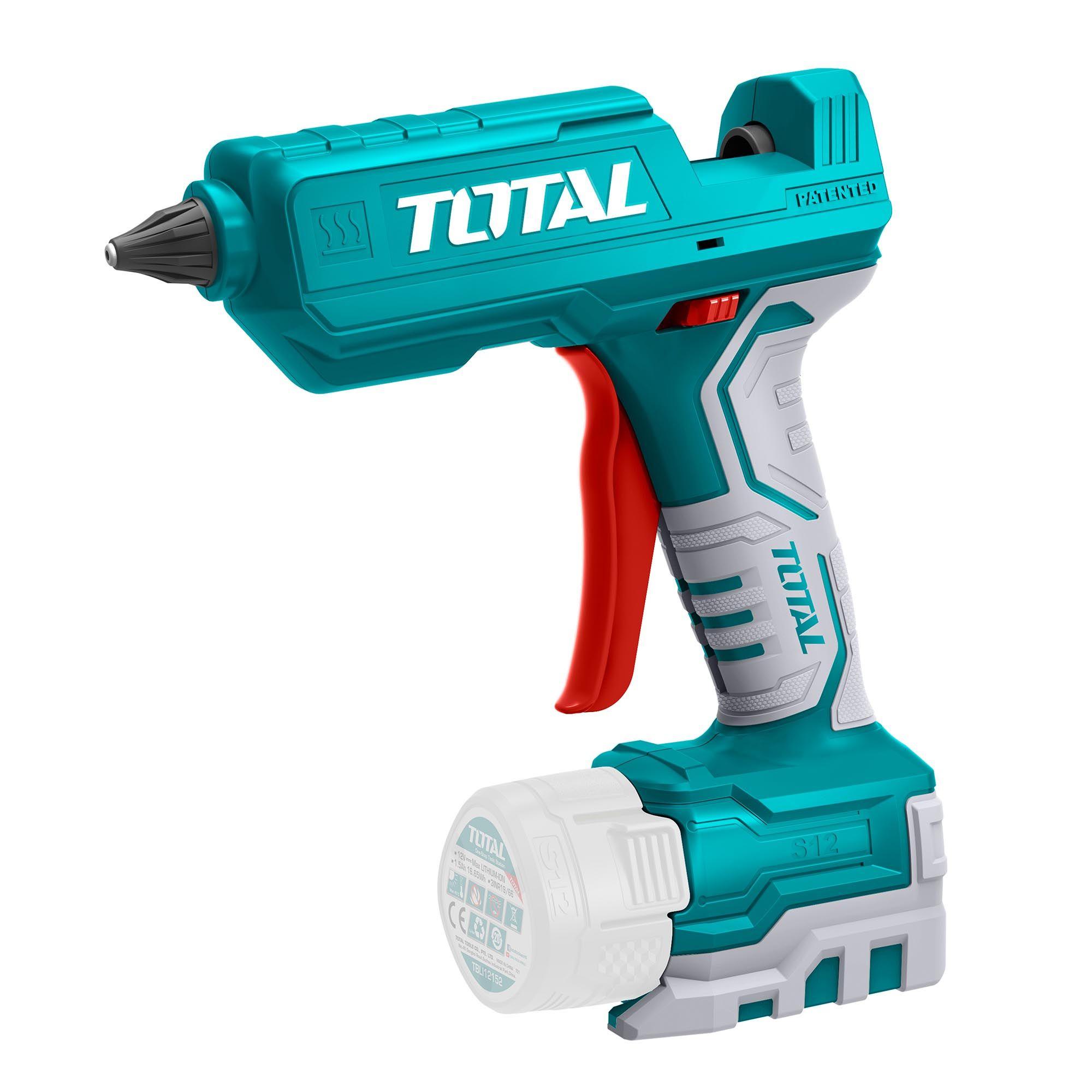 Pistola Silicona 12V Litio Ion Total-0
