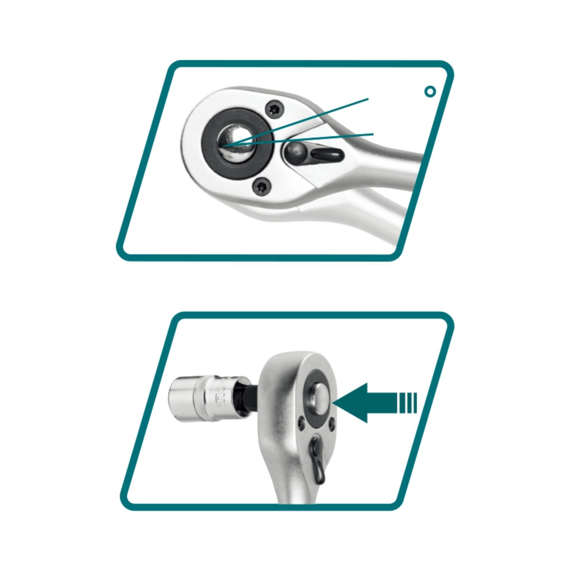 Juego Dados 12  Piezas 3/8" Total-2