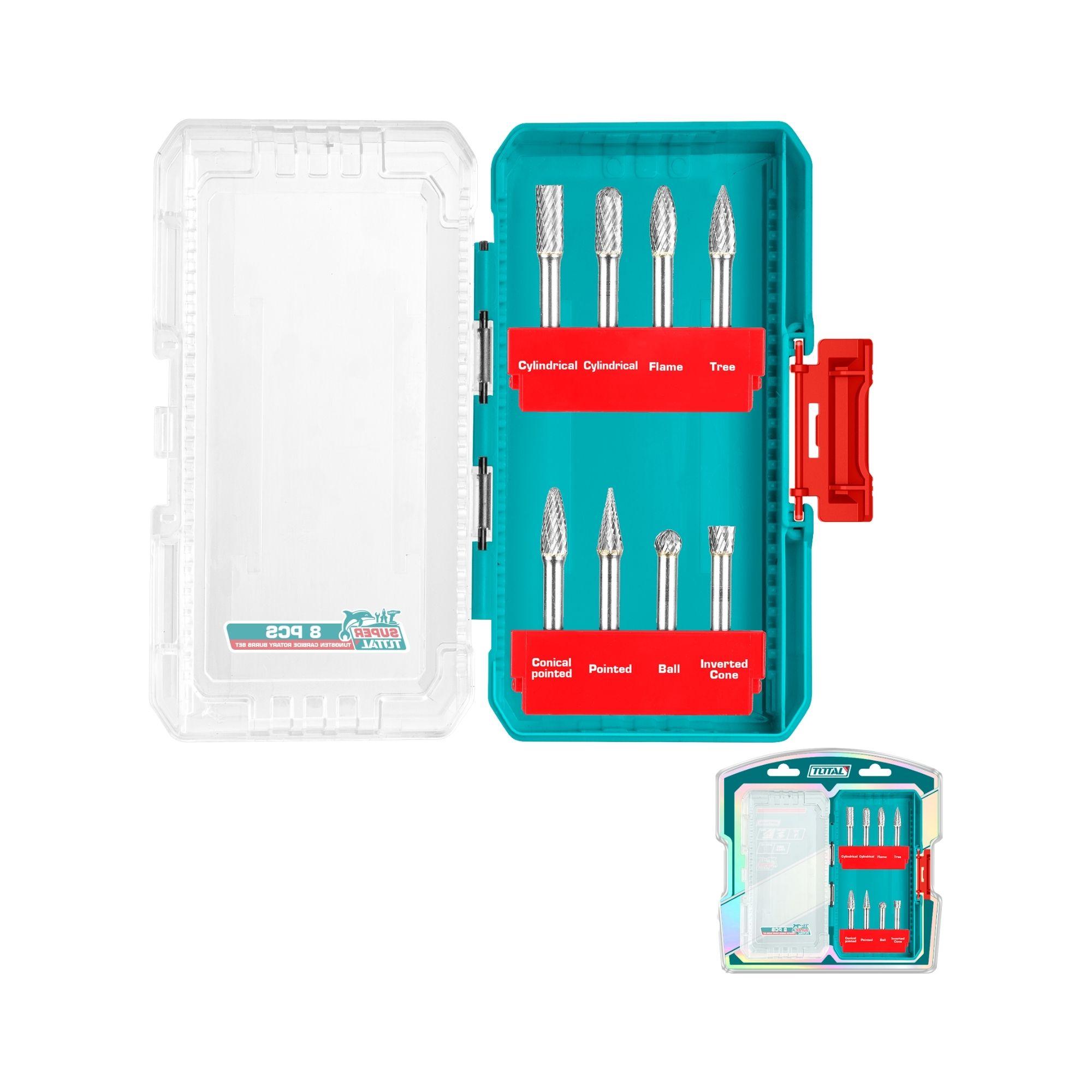 Juego de Fresas Rotativas de carburo tungsteno por 8-3