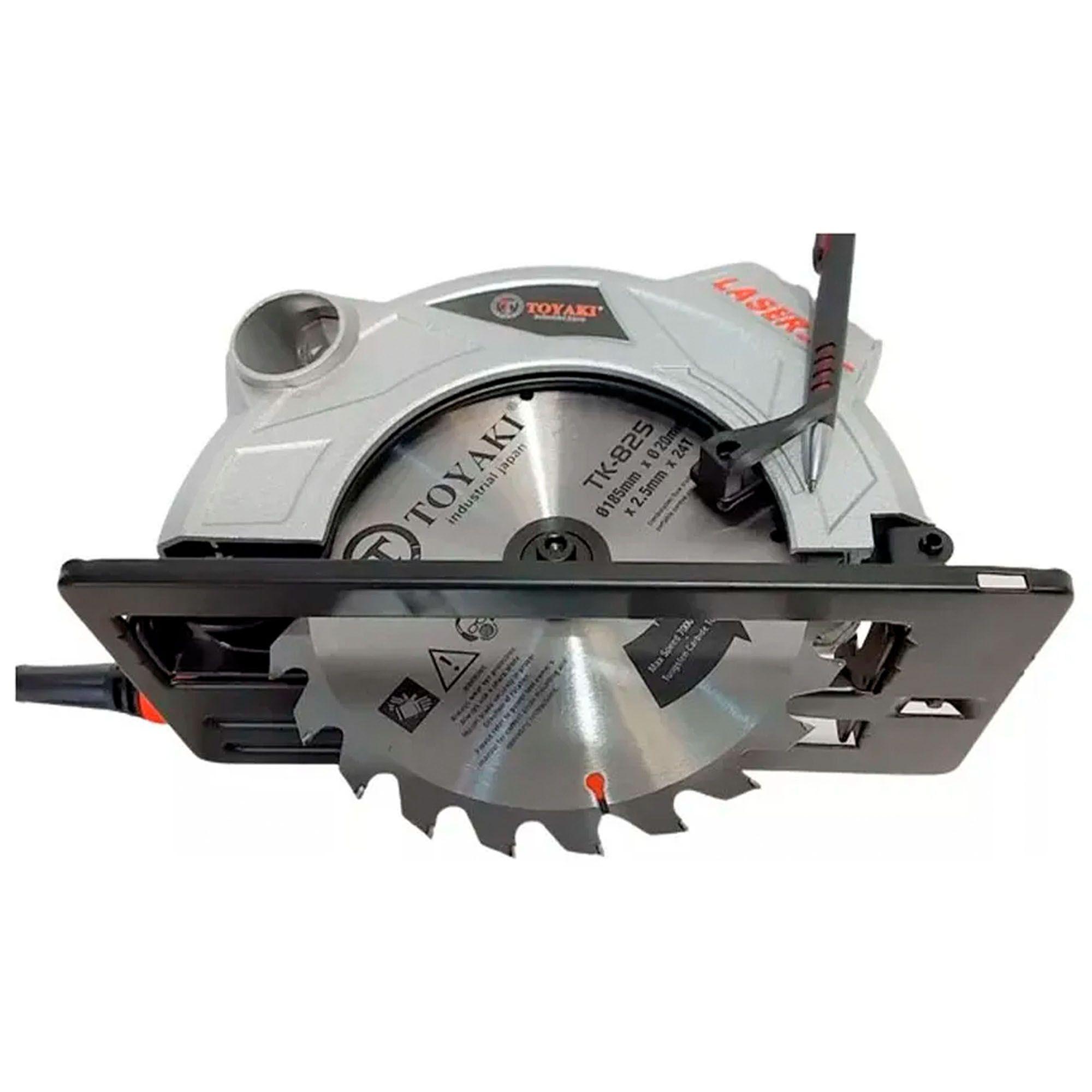 Sierra Circular 1700W 7 185 mm Guía Laser Toyaki-1