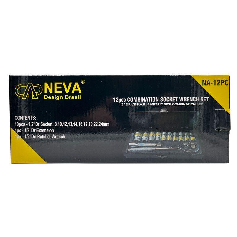 Juego de Dados Herramientas de 12 Piezas Maleta Neva-3