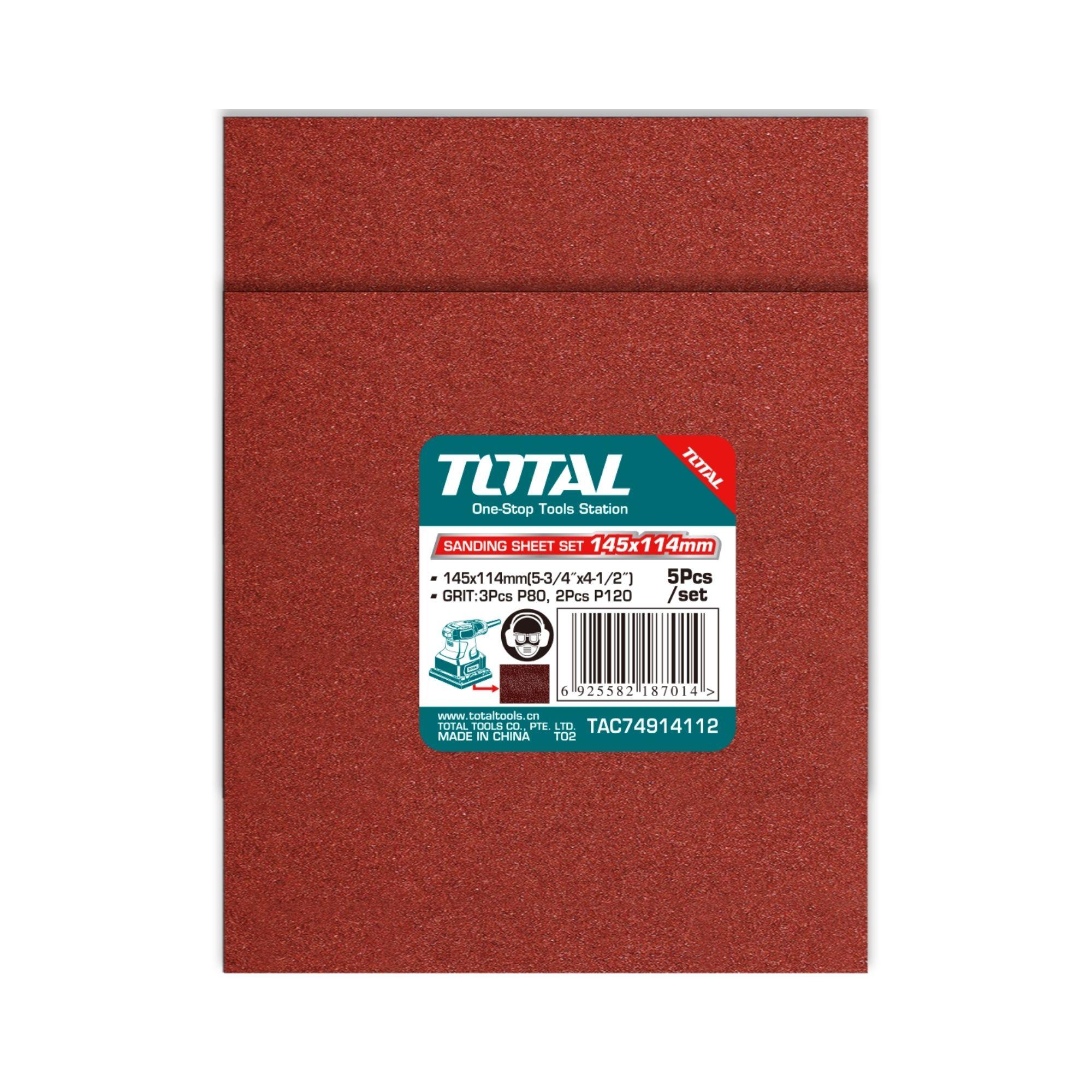 Lija para Lijadora 145x114mm 5 Piezas Total-2